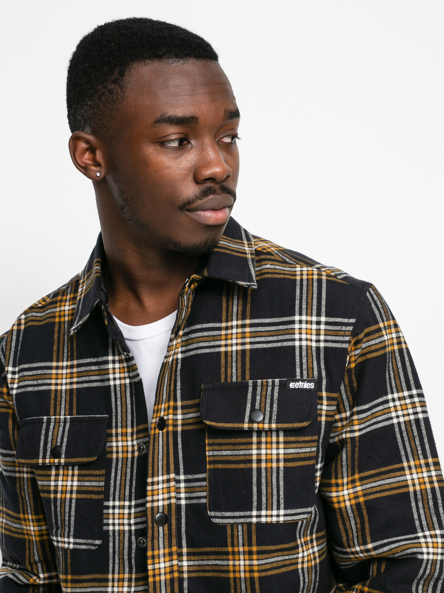 Koszula Etnies Backswitch Shirt (black/brown)
