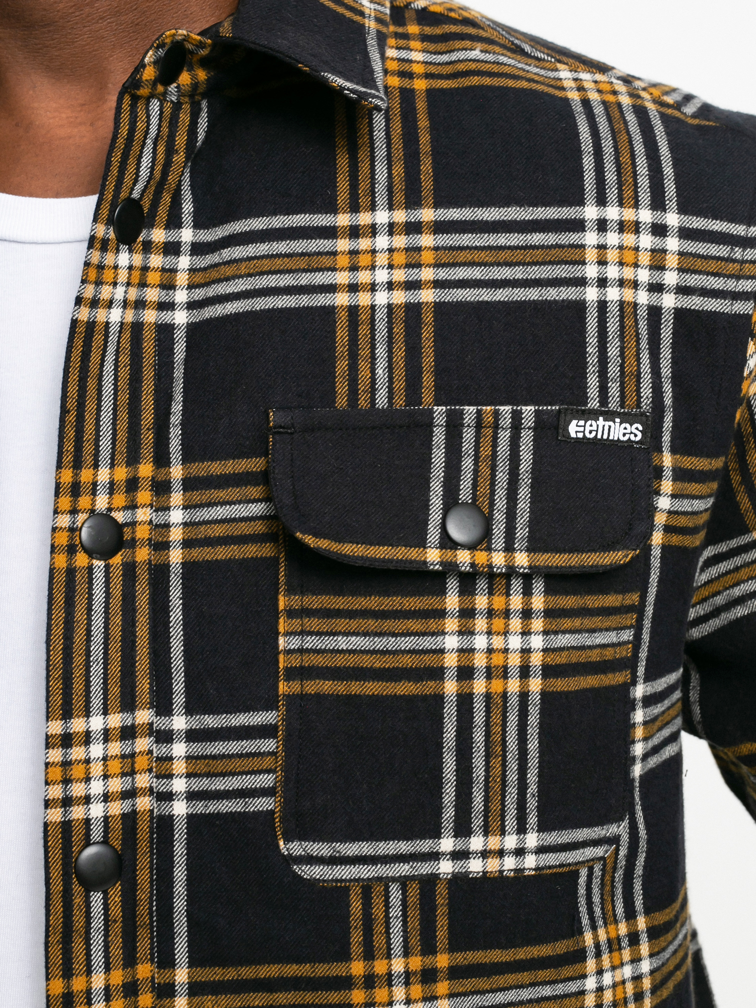 Koszula Etnies Backswitch Shirt (black/brown)