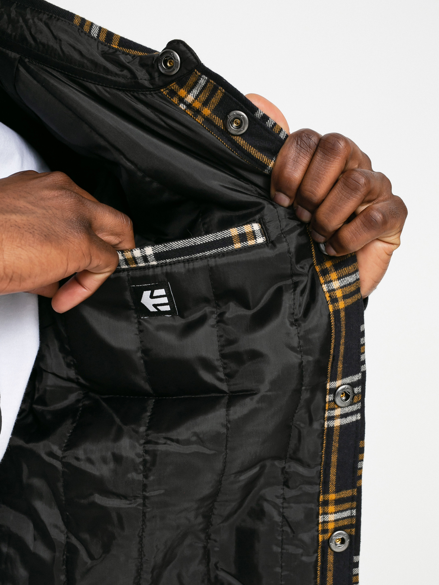 Koszula Etnies Backswitch Shirt (black/brown)
