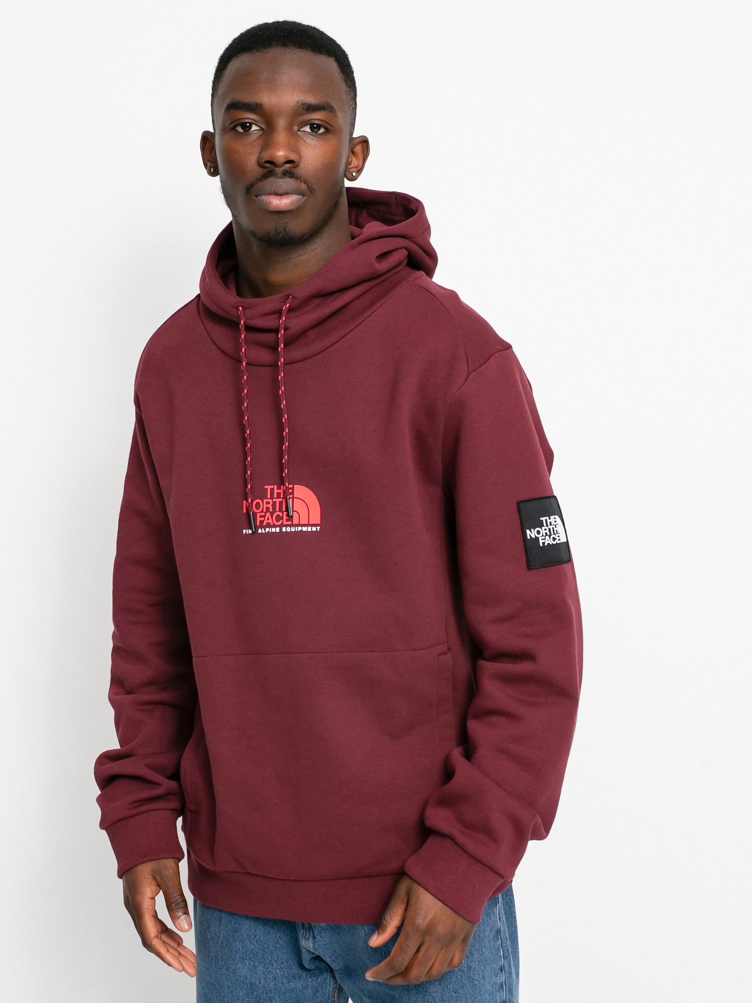 Bluza z kapturem The North Face Fine Alpine HD (regal red)