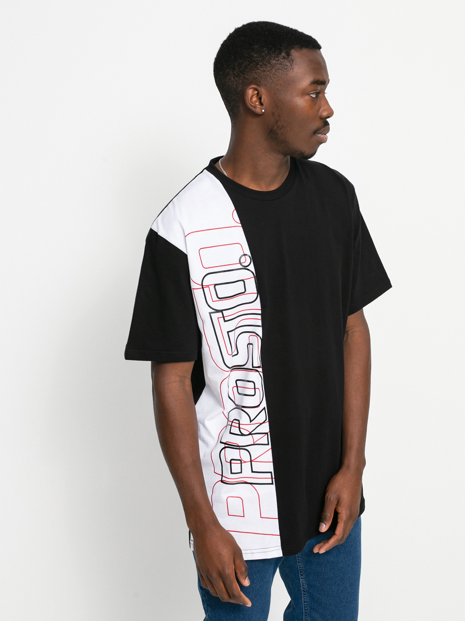 T-shirt Prosto Outlay (black)