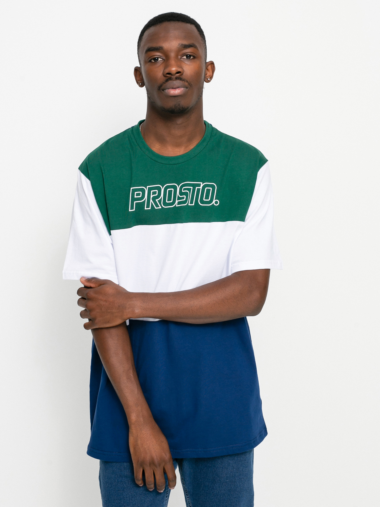 T-shirt Prosto Skitle (dark green)