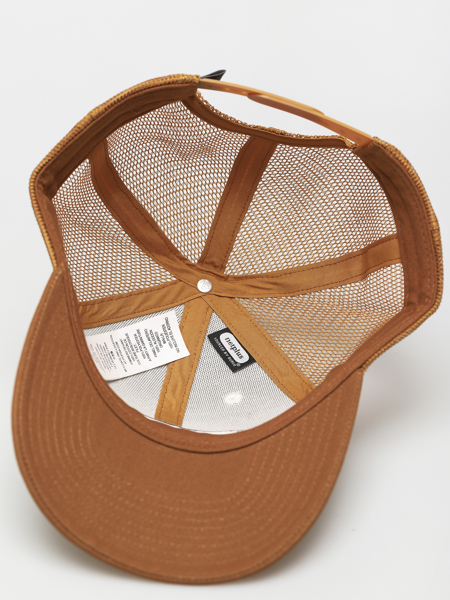 Czapka z daszkiem Patagonia P 6 Logo LoPro Trucker (white w/bear brown)