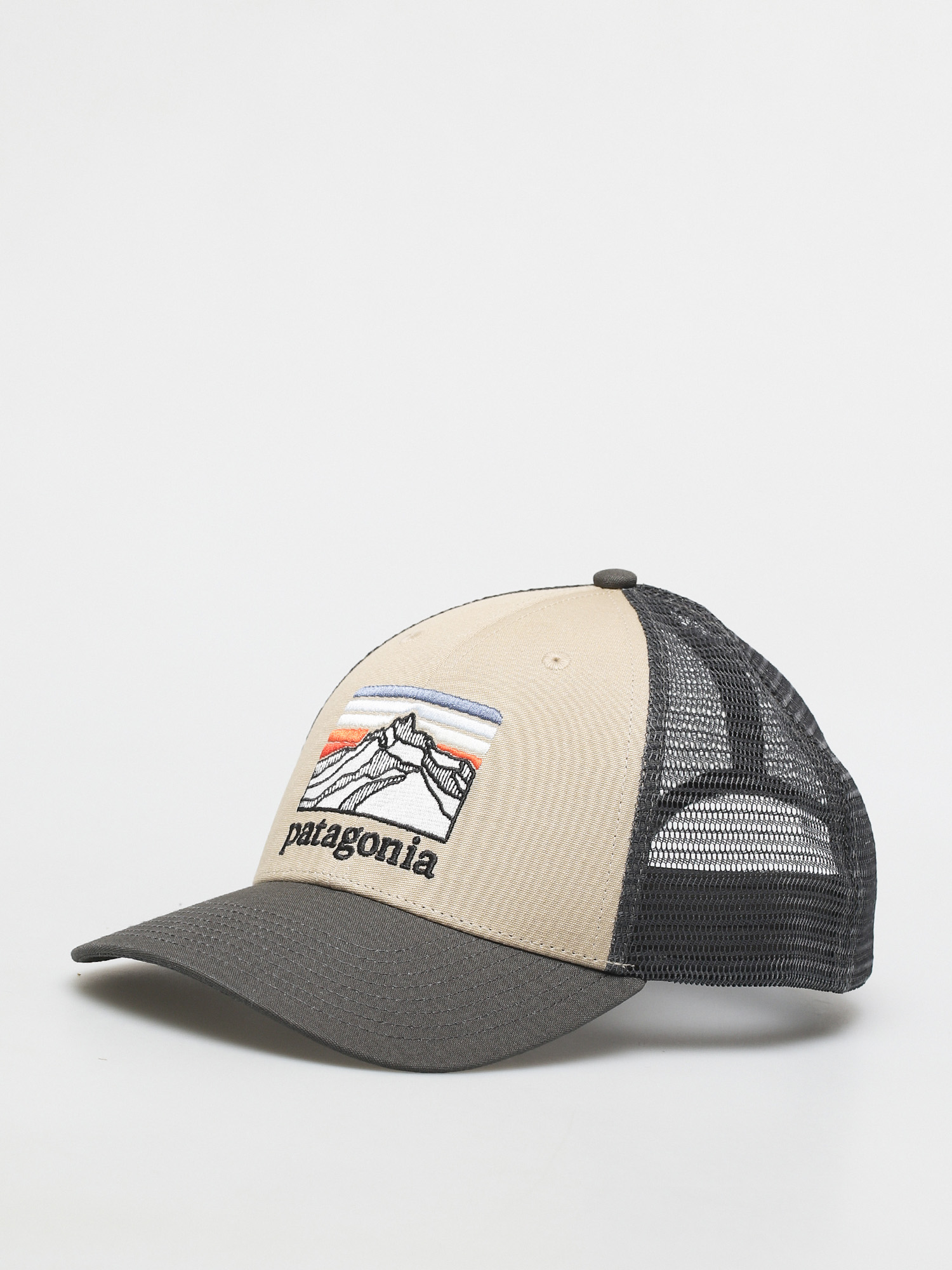 Czapka z daszkiem Patagonia Line Logo Ridge LoPro Trucker (el cap khaki)