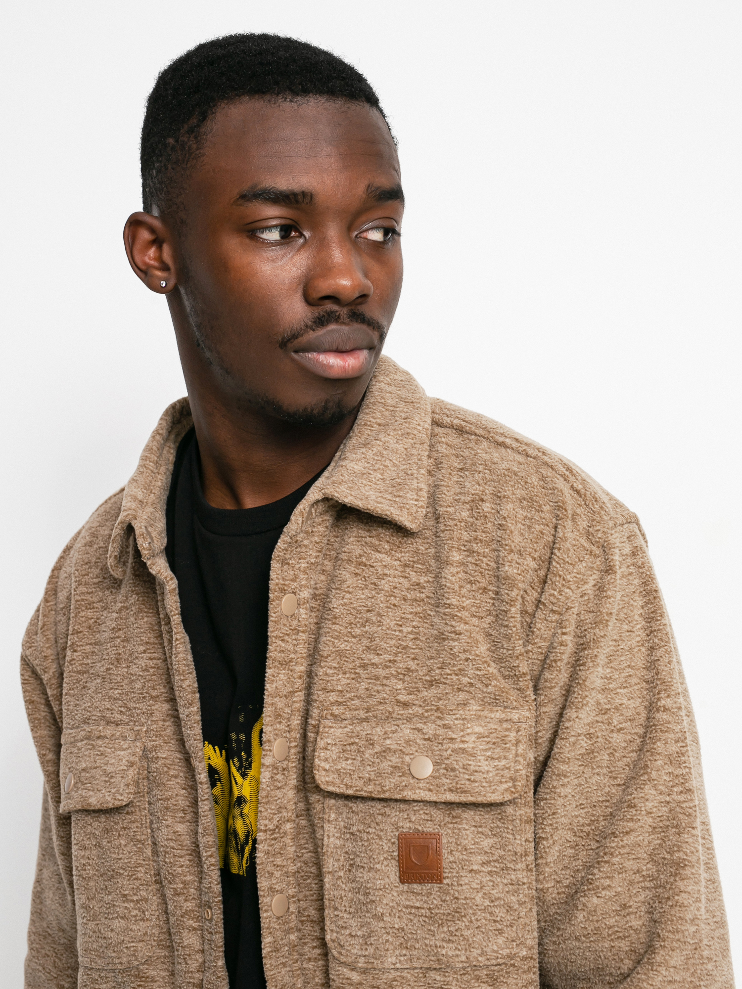 Koszula Brixton Bowery Arctic Stretch Ls (oatmeal)