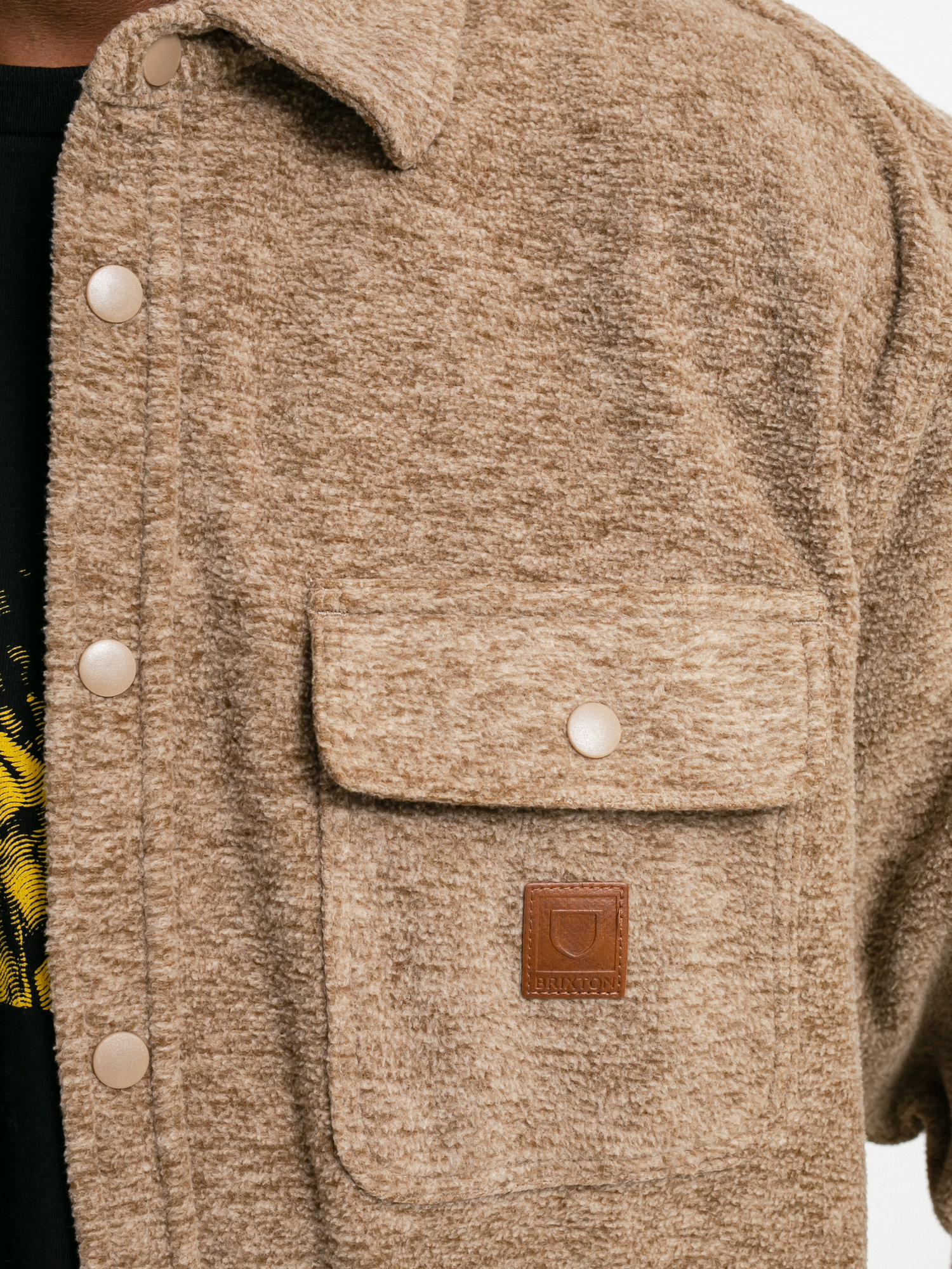 Koszula Brixton Bowery Arctic Stretch Ls (oatmeal)