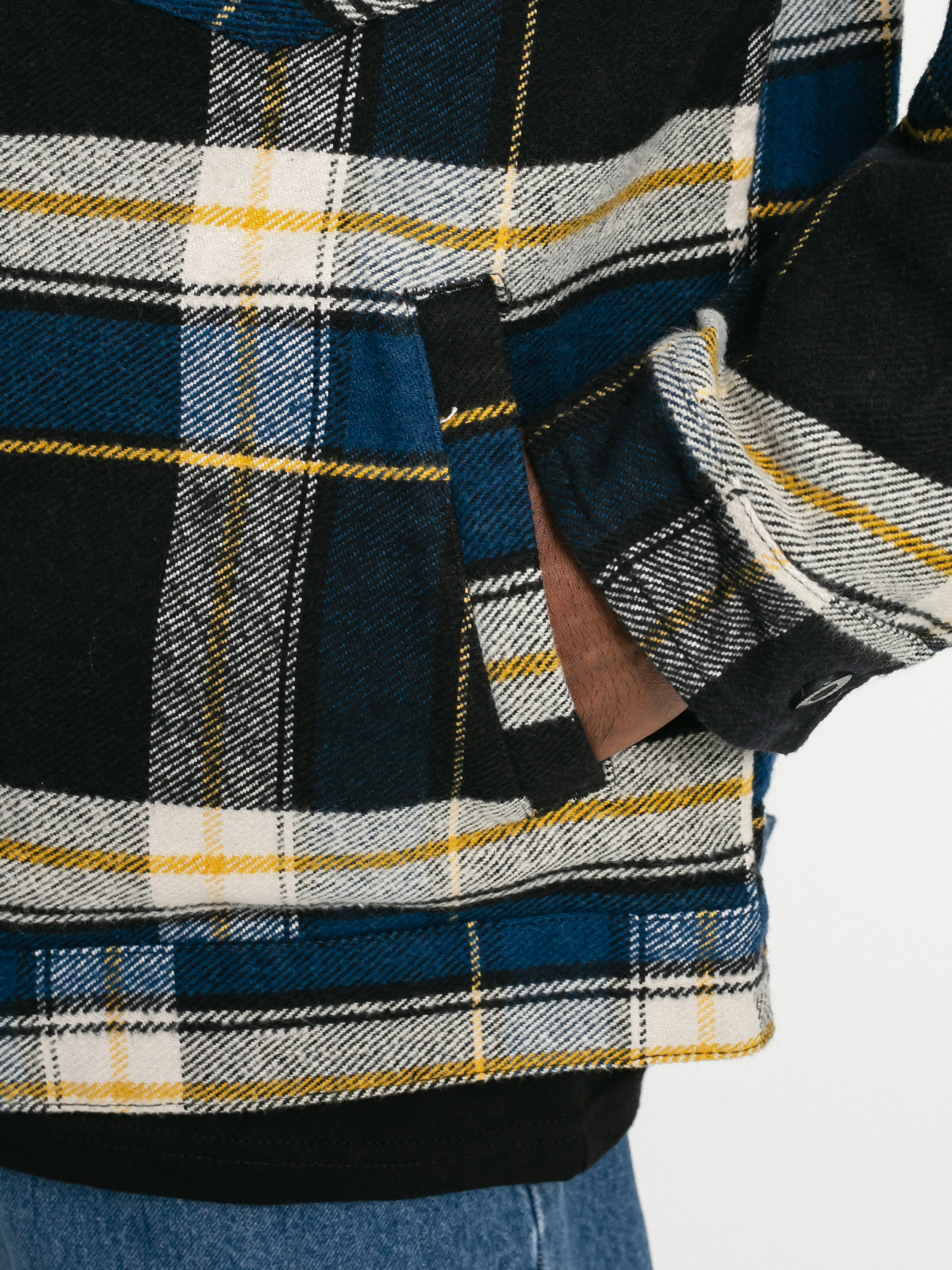 Kurtka Brixton Bowery Trucker (joe blue plaid)