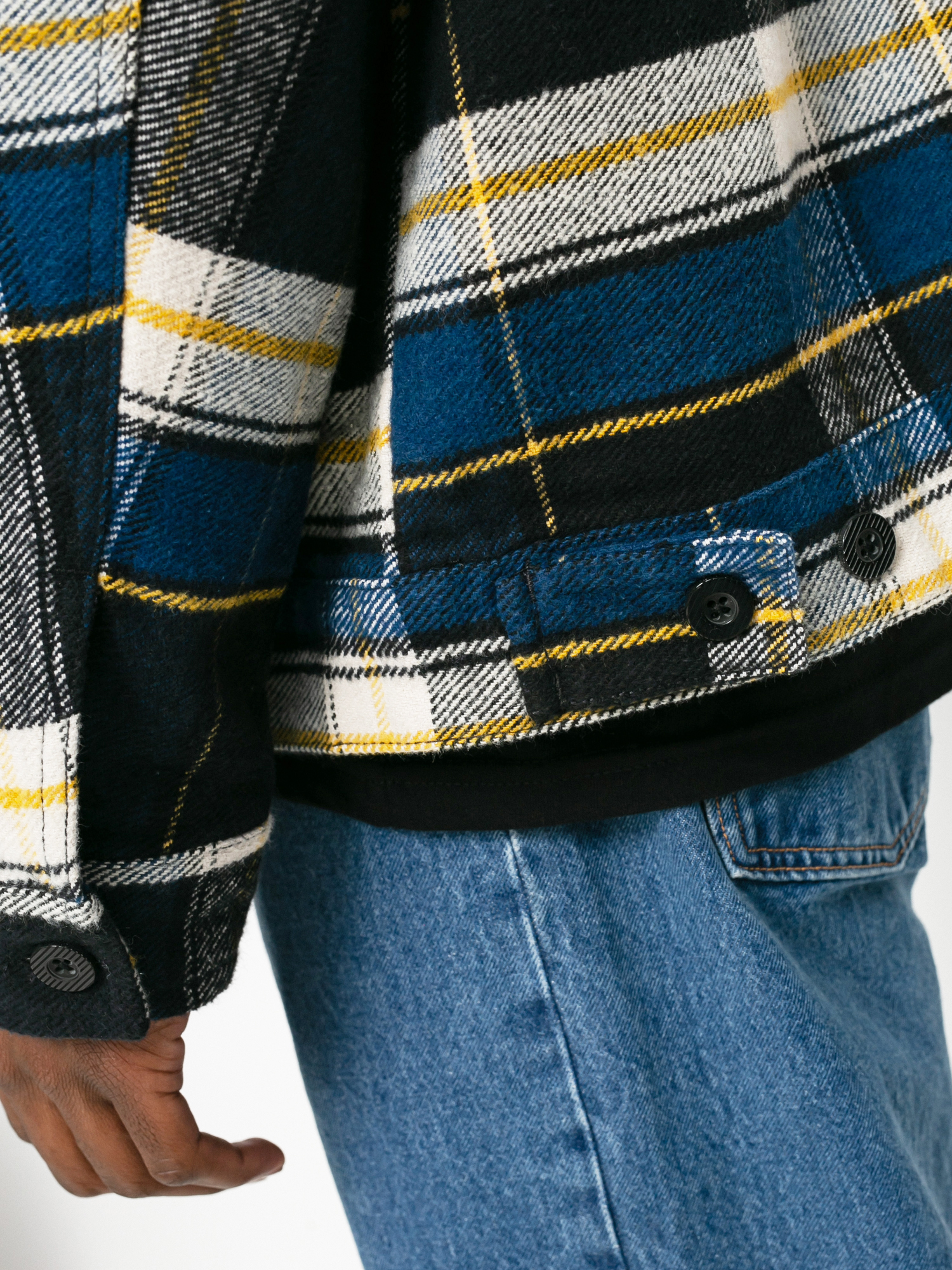 Kurtka Brixton Bowery Trucker (joe blue plaid)