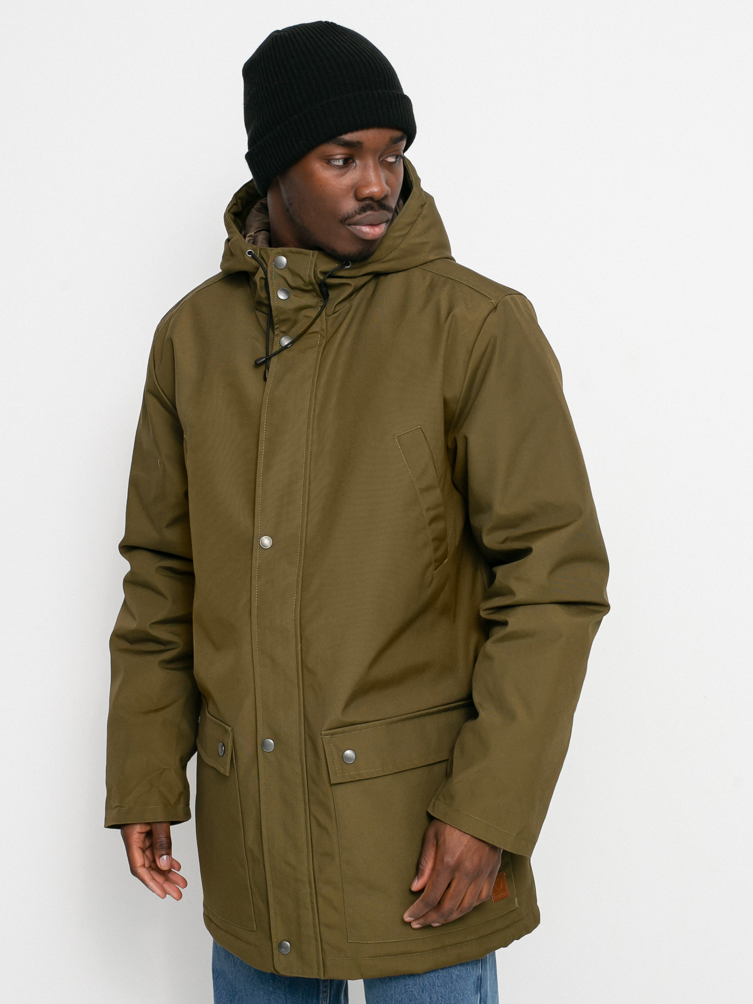 Kurtka Brixton Storm Parka (military olive)