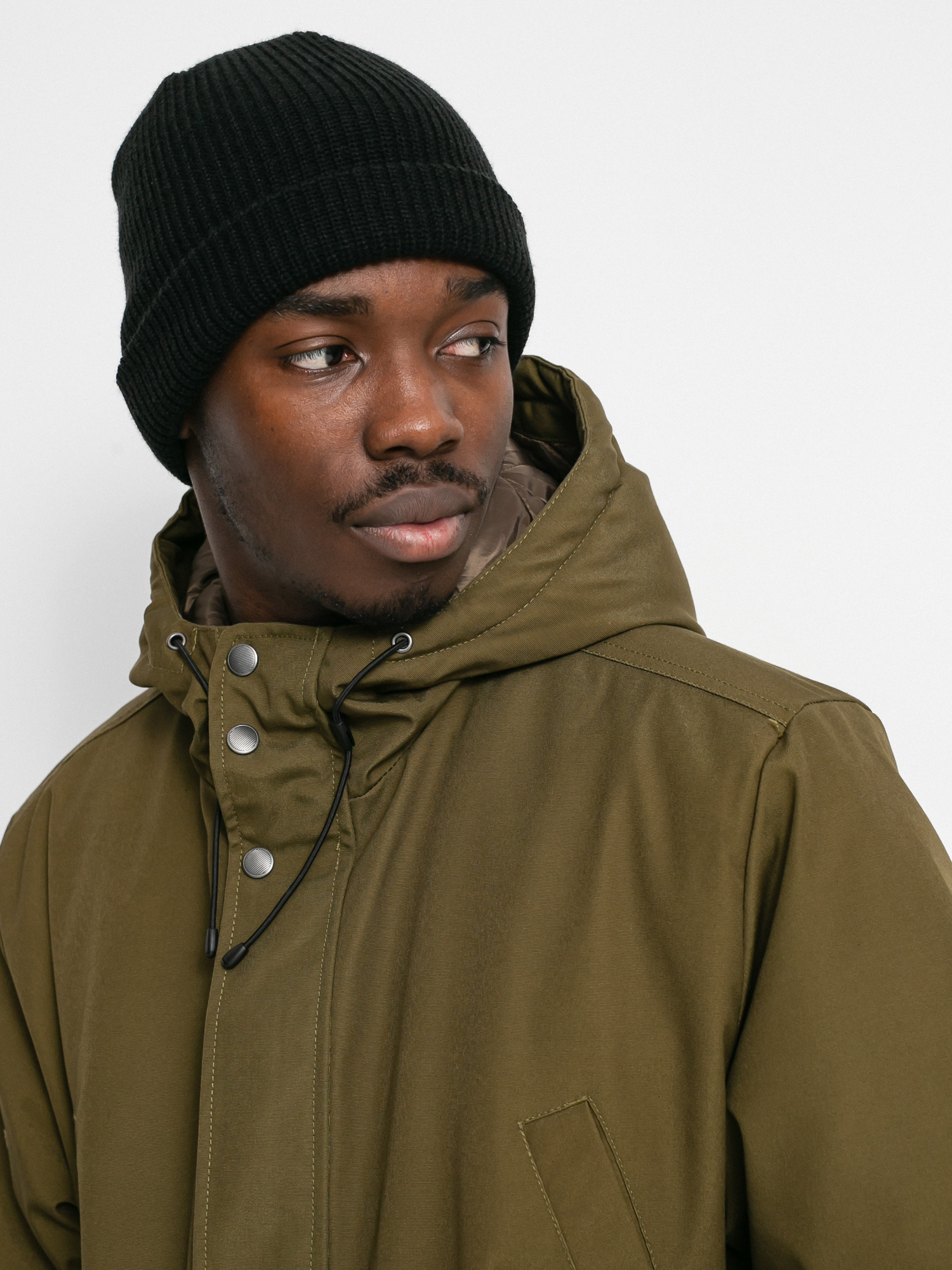 Kurtka Brixton Storm Parka (military olive)