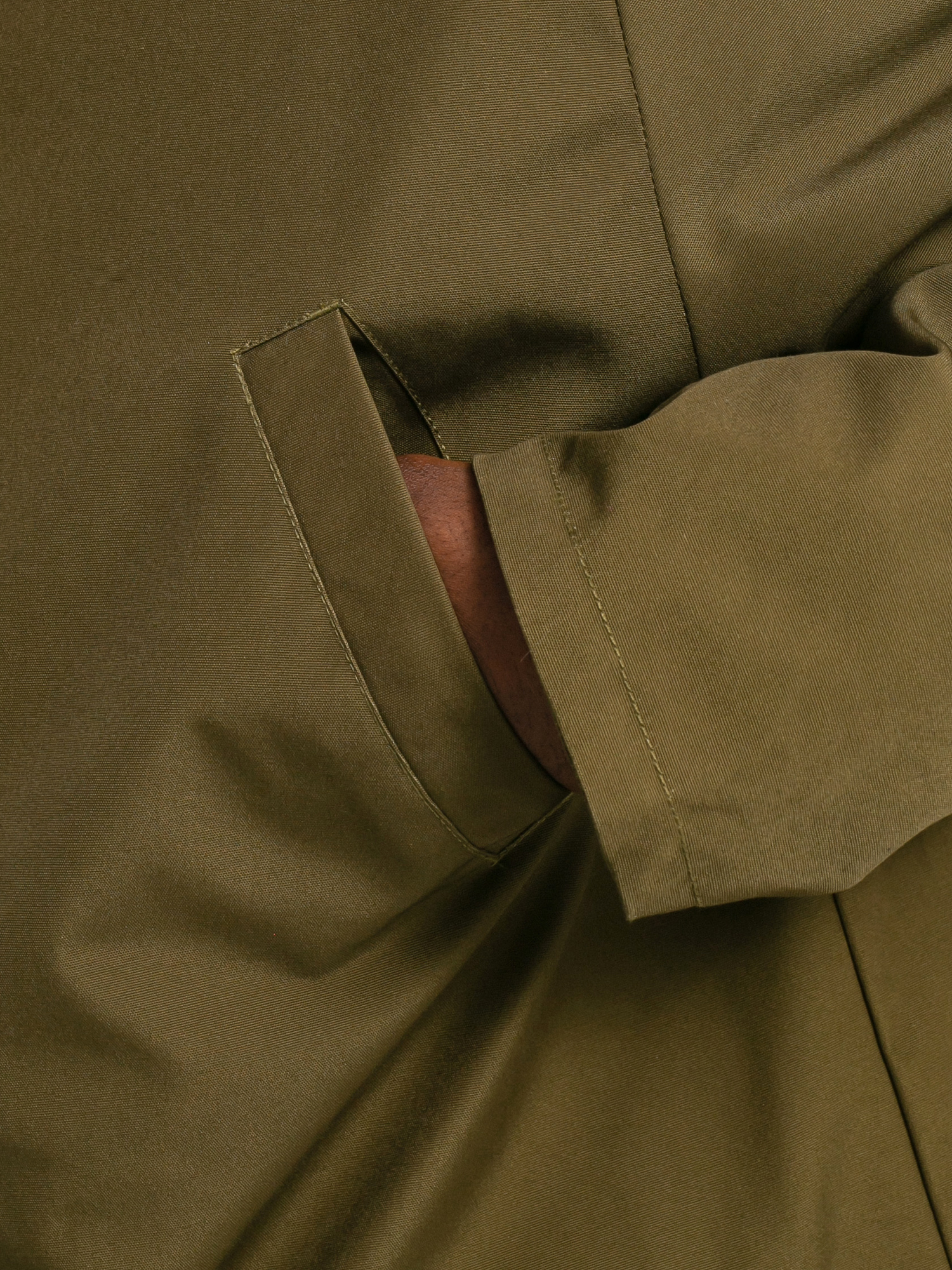 Kurtka Brixton Storm Parka (military olive)