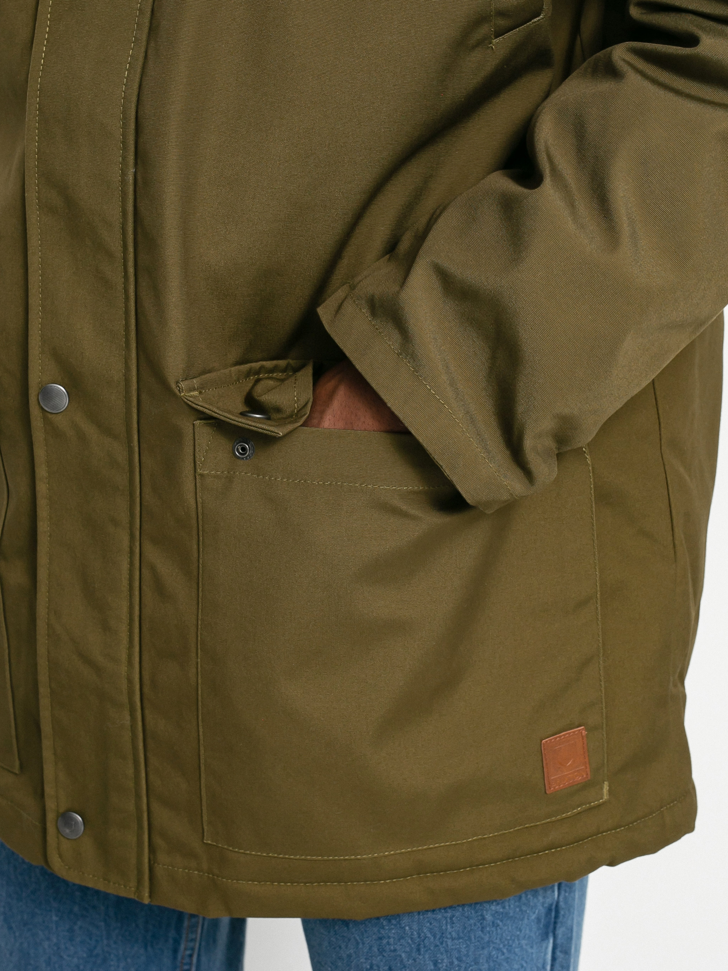 Kurtka Brixton Storm Parka (military olive)