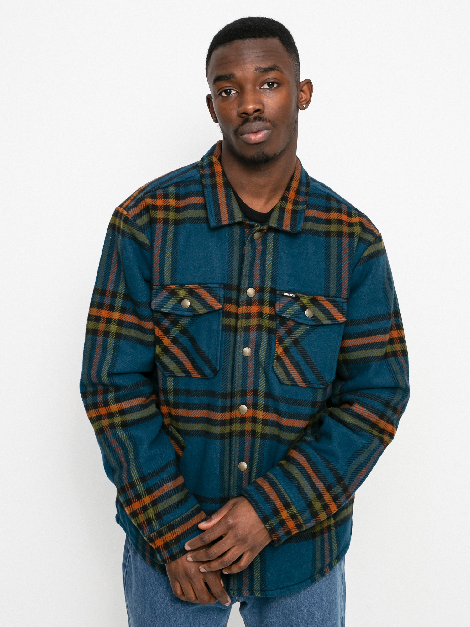 Kurtka Brixton Bowery Lined (marine blue)