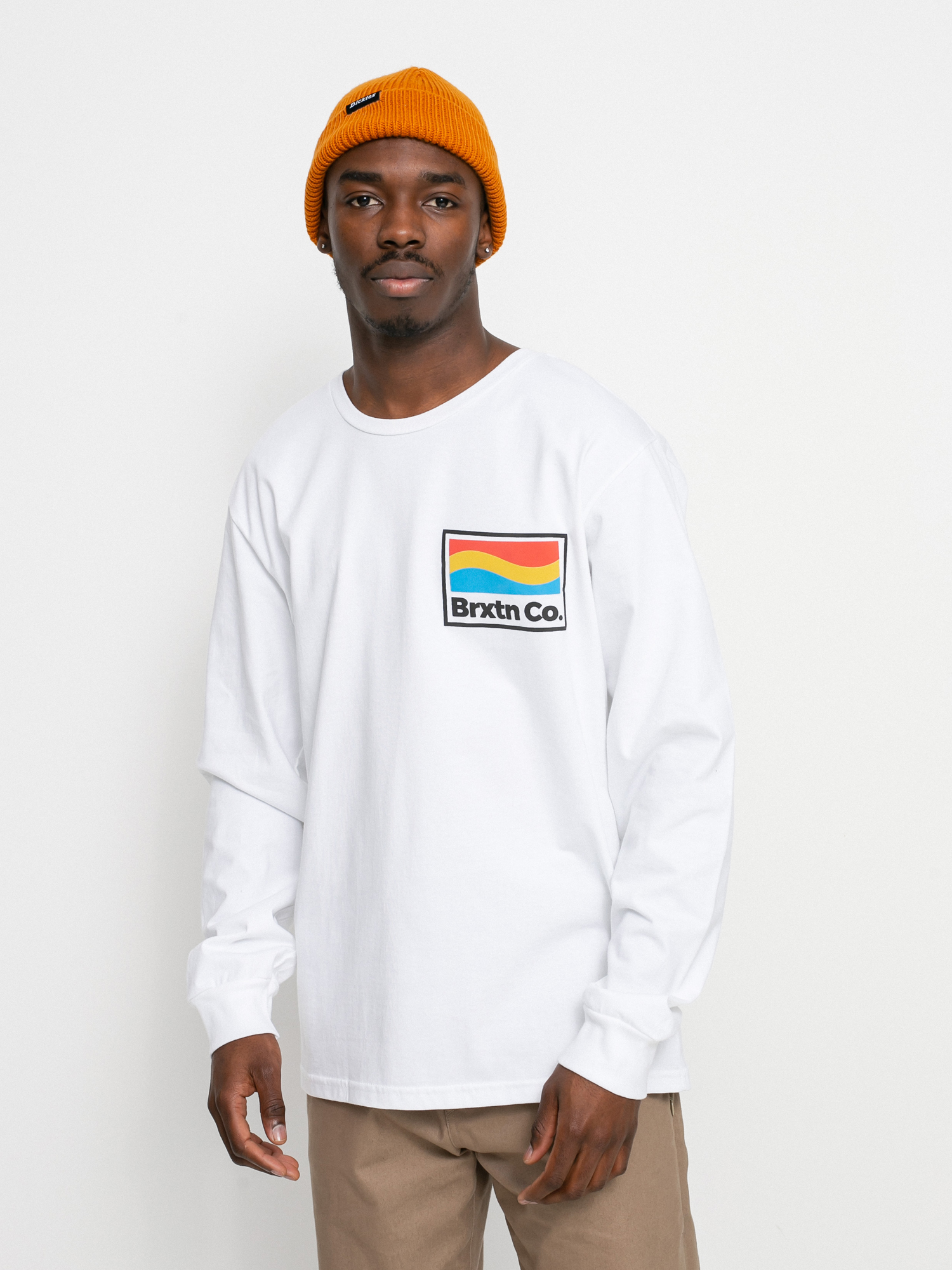 Longsleeve Brixton New Wave (white)