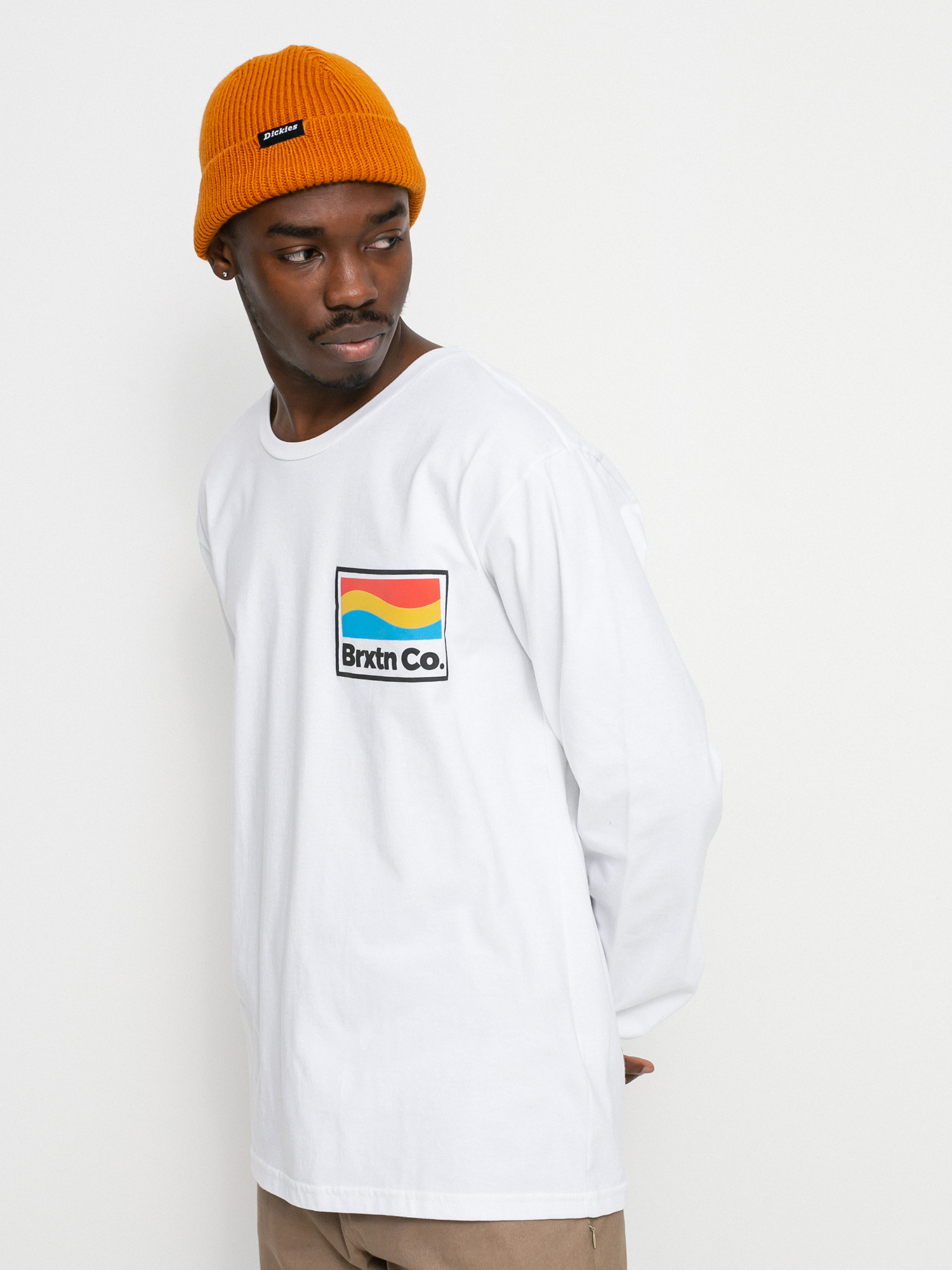 Longsleeve Brixton New Wave (white)