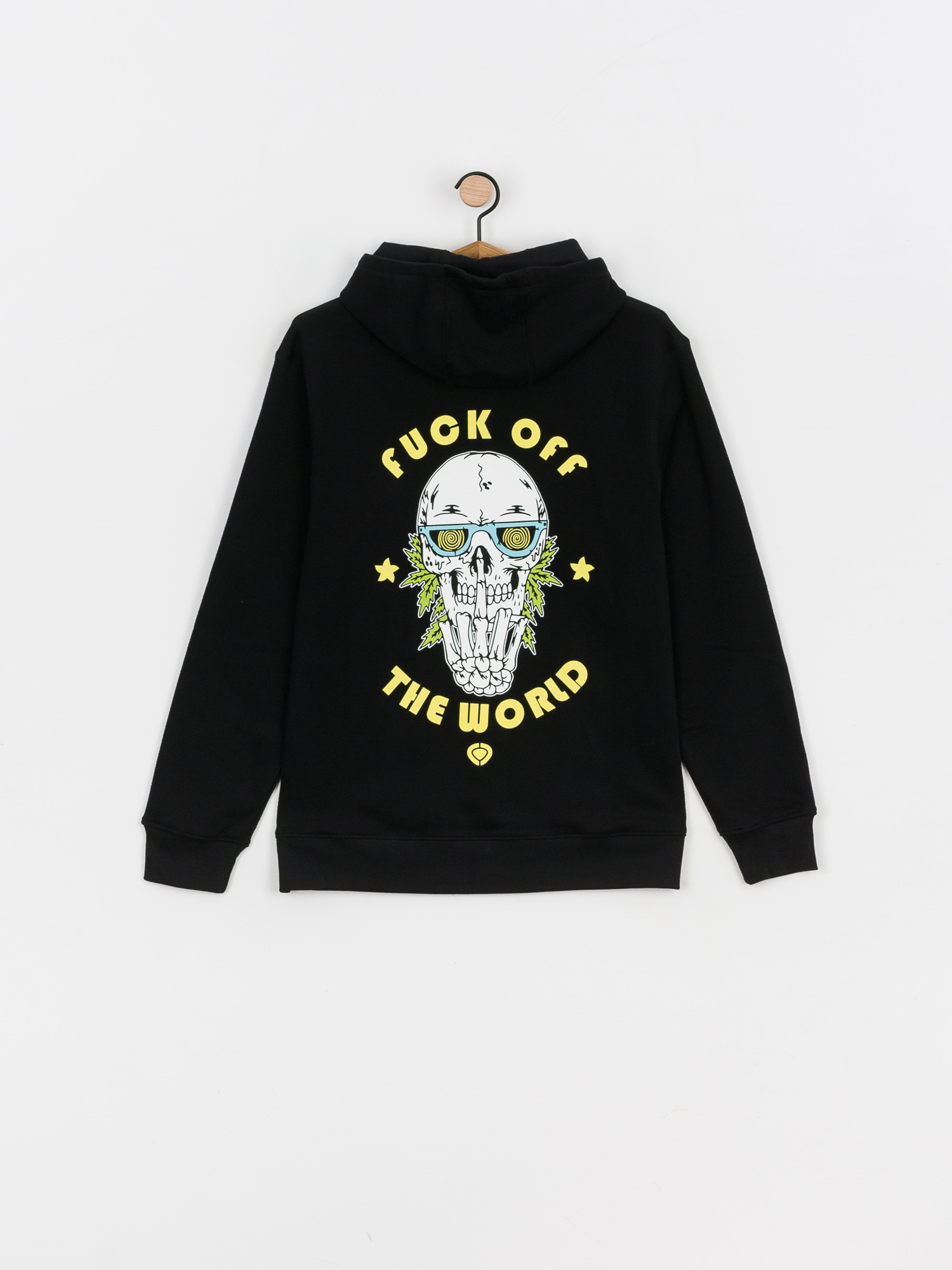 Bluza z kapturem Circa Fuck Off HD (black)