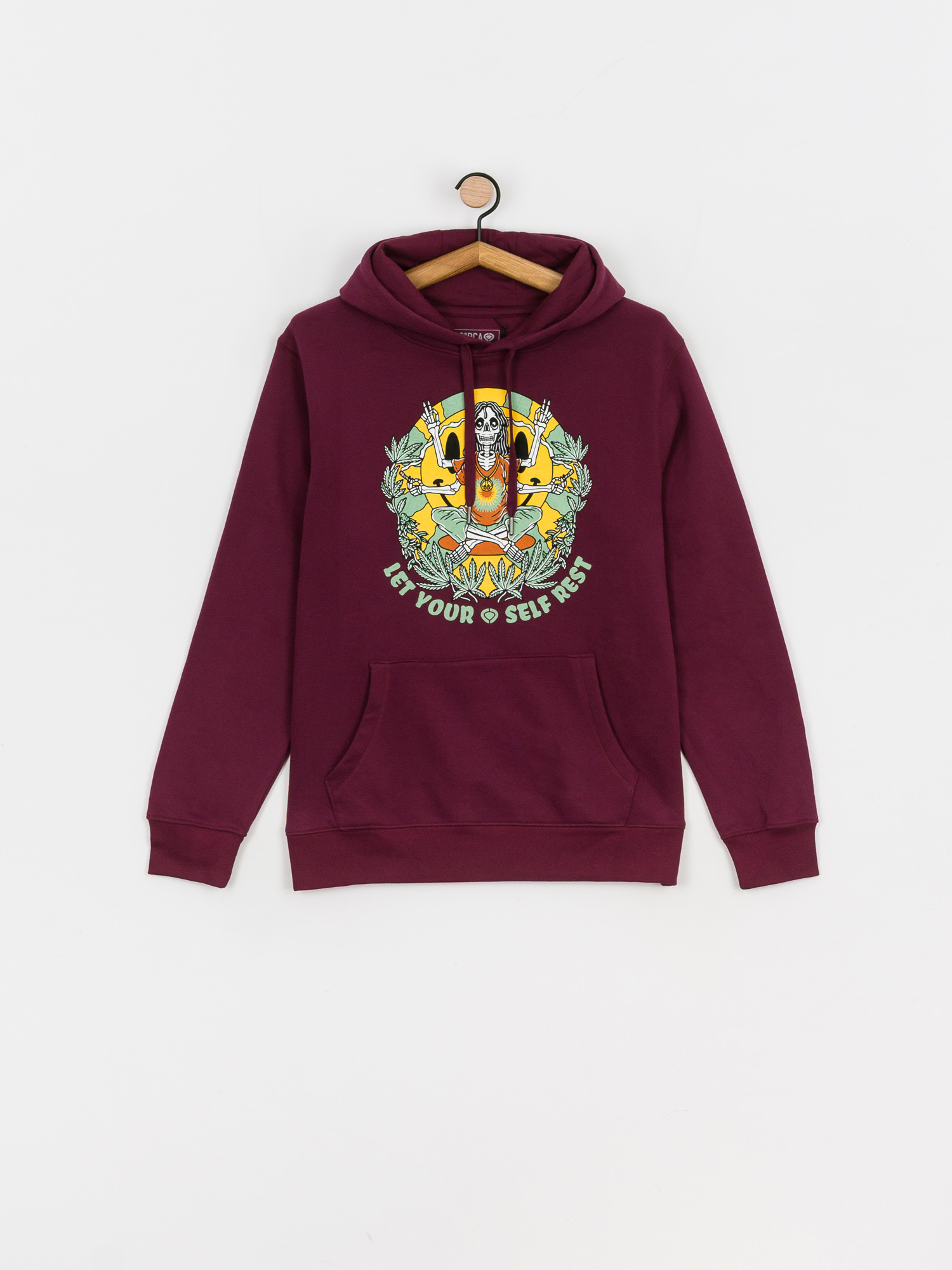 Bluza z kapturem Circa Let Yourself Rest HD (maroon)