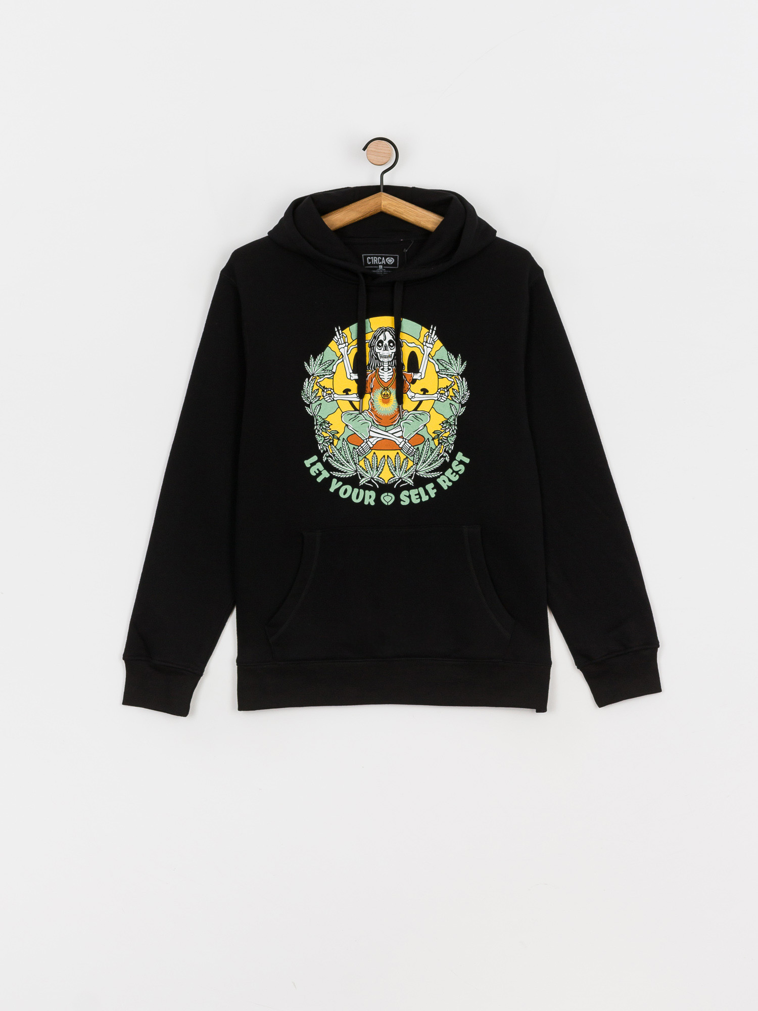 Bluza z kapturem Circa Let Yourself Rest HD (black)