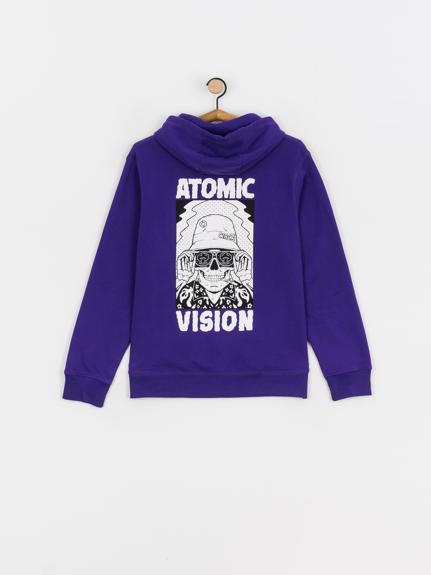 Bluza z kapturem Circa Atomic Vision HD (purple)