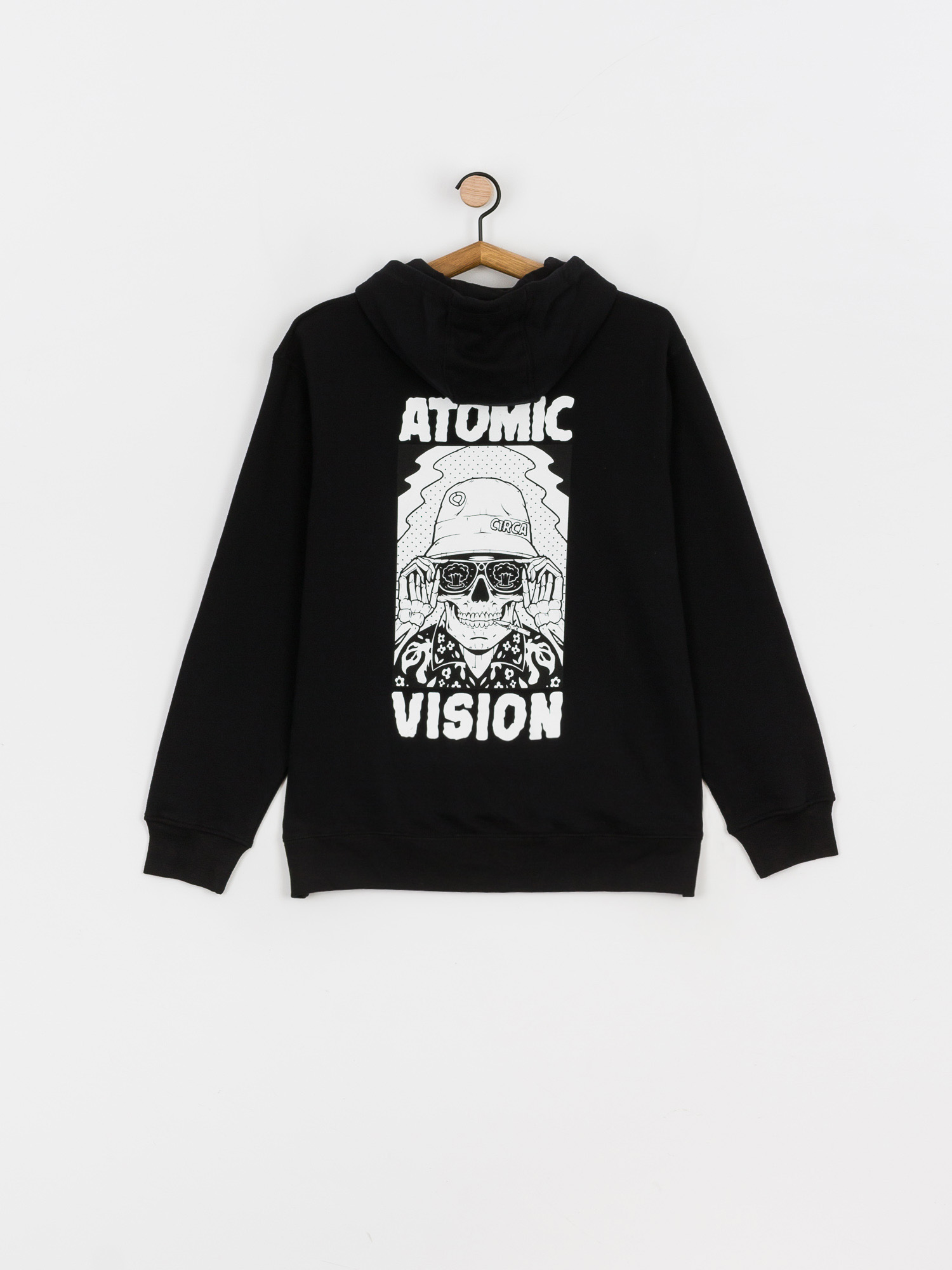 Bluza z kapturem Circa Atomic Vision HD (black)