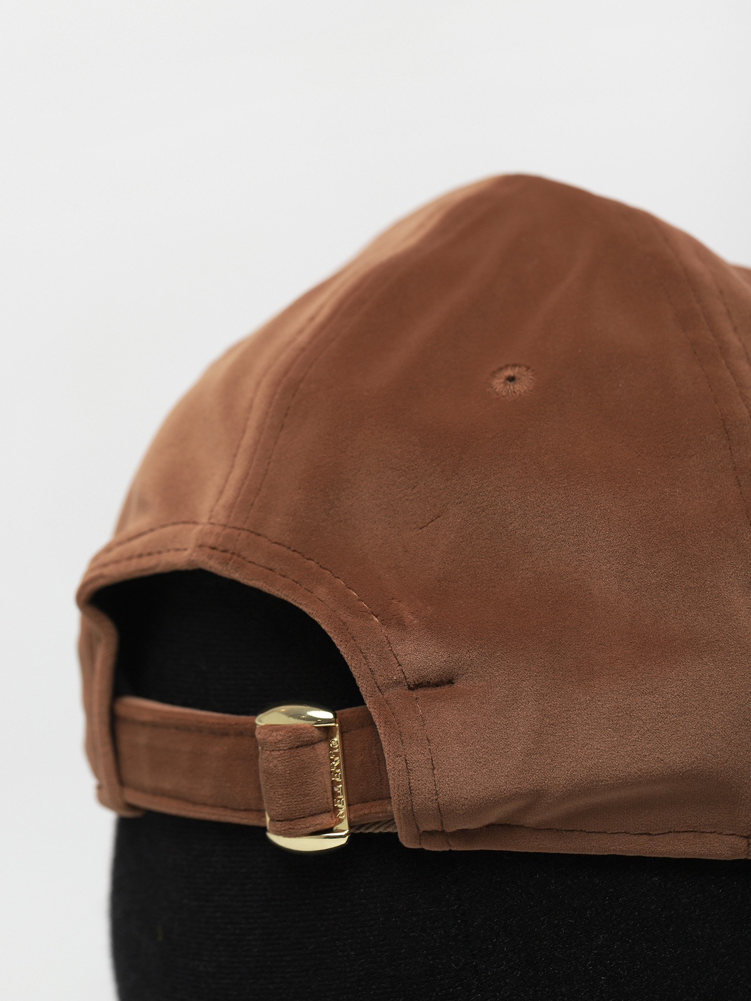 Czapka z daszkiem New Era Metallic Velour 9Forty Los Angeles Dodgers Wmn (brown)