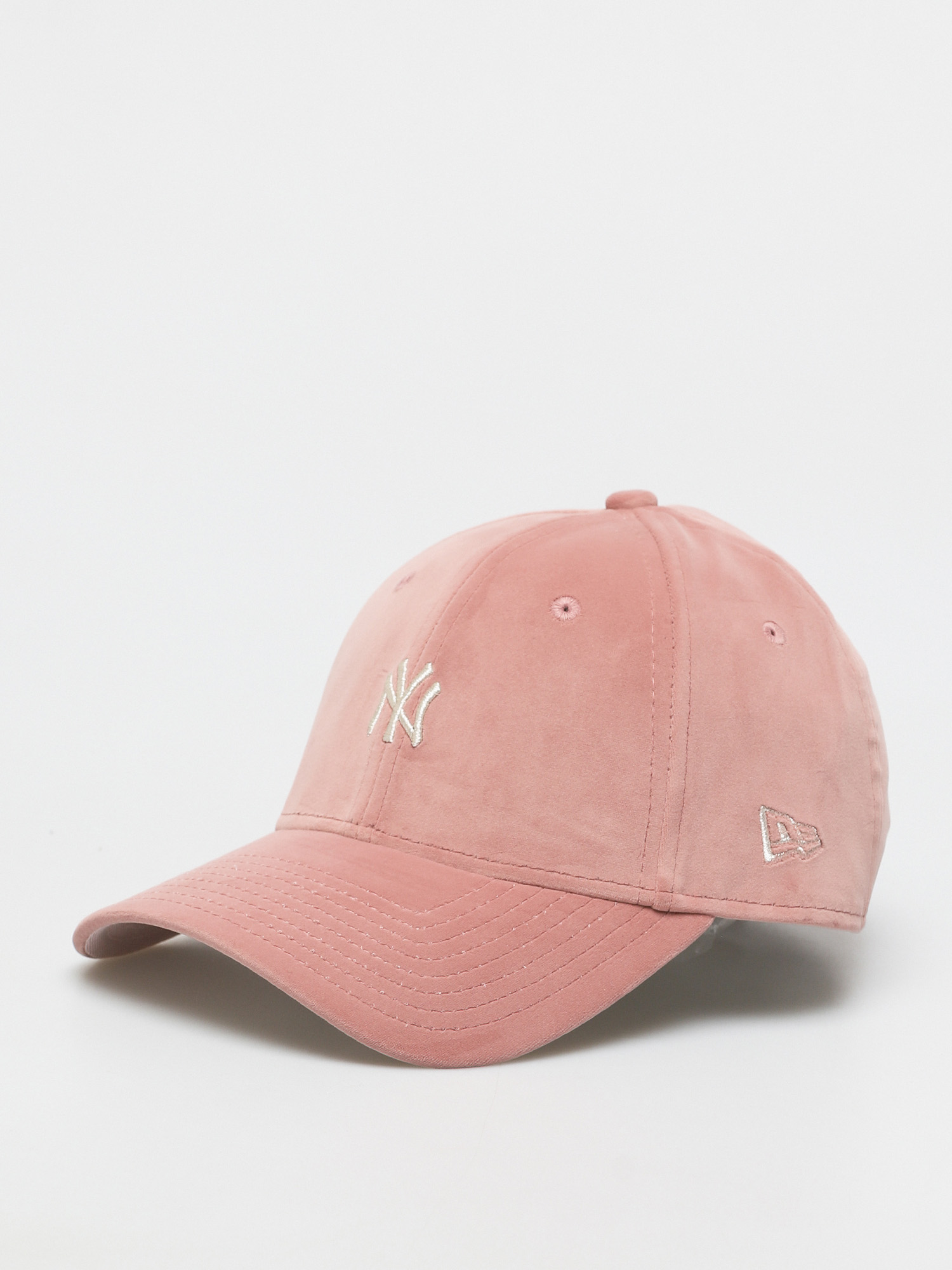 Czapka z daszkiem New Era Met Velour 9Forty New York Yankees Wmn (pink)