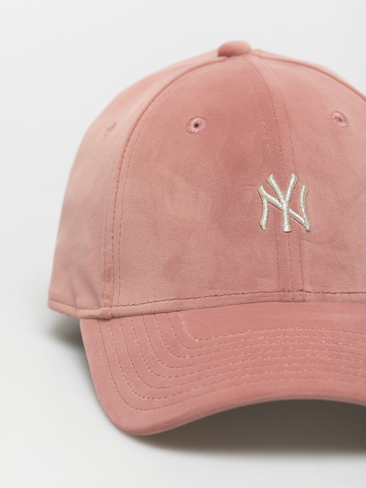 Czapka z daszkiem New Era Met Velour 9Forty New York Yankees Wmn (pink)