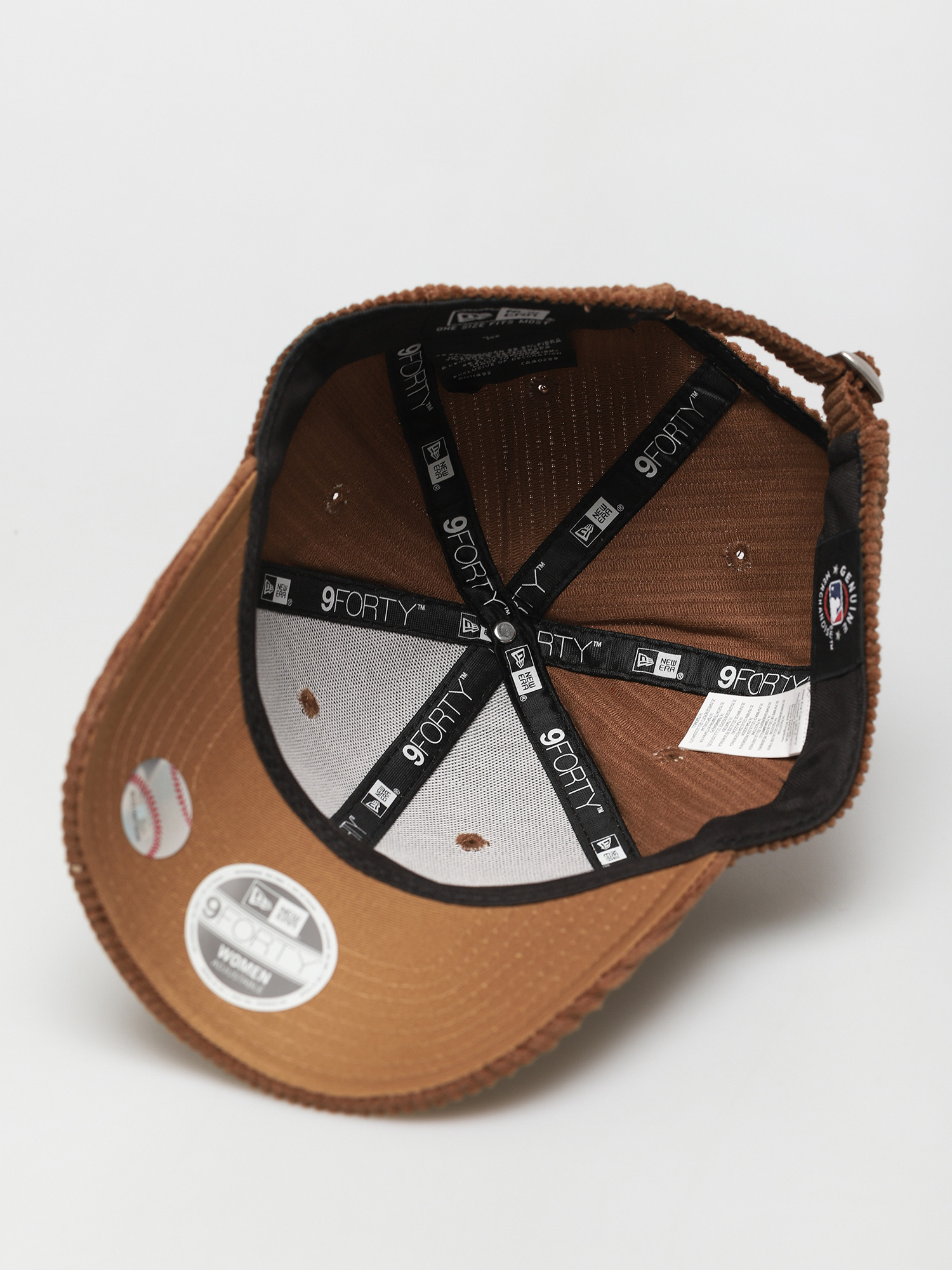 Czapka z daszkiem New Era Fashion Cord 9Forty New York Yankees Wmn (brown)