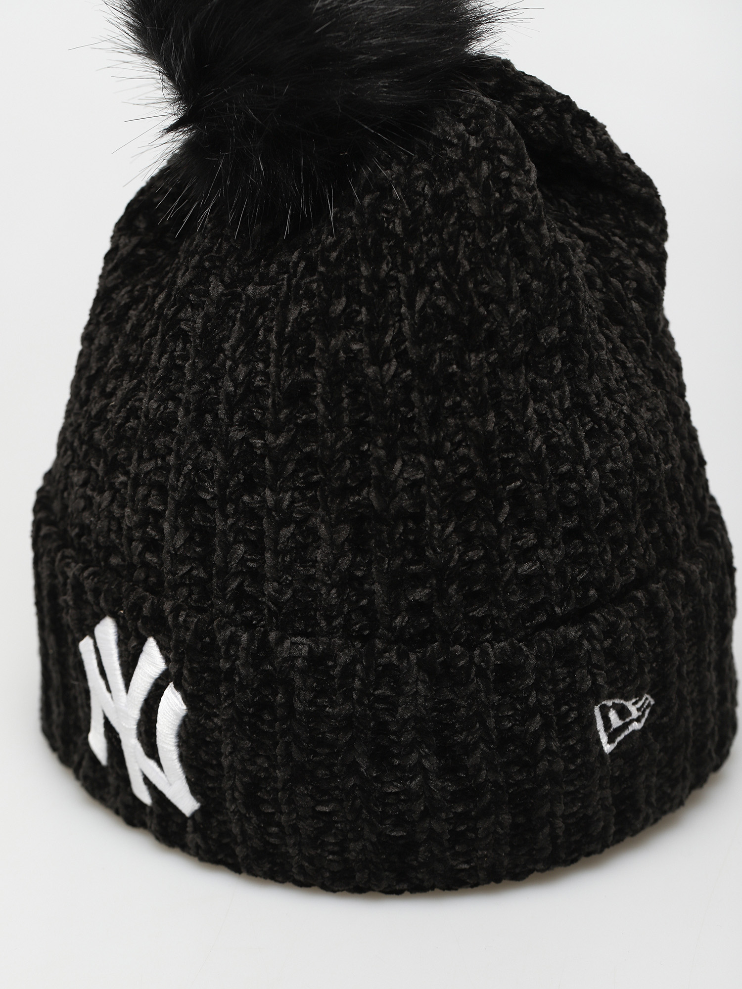 Czapka zimowa New Era Womens Winterized Bobble New York Yankees Wmn (black/white)
