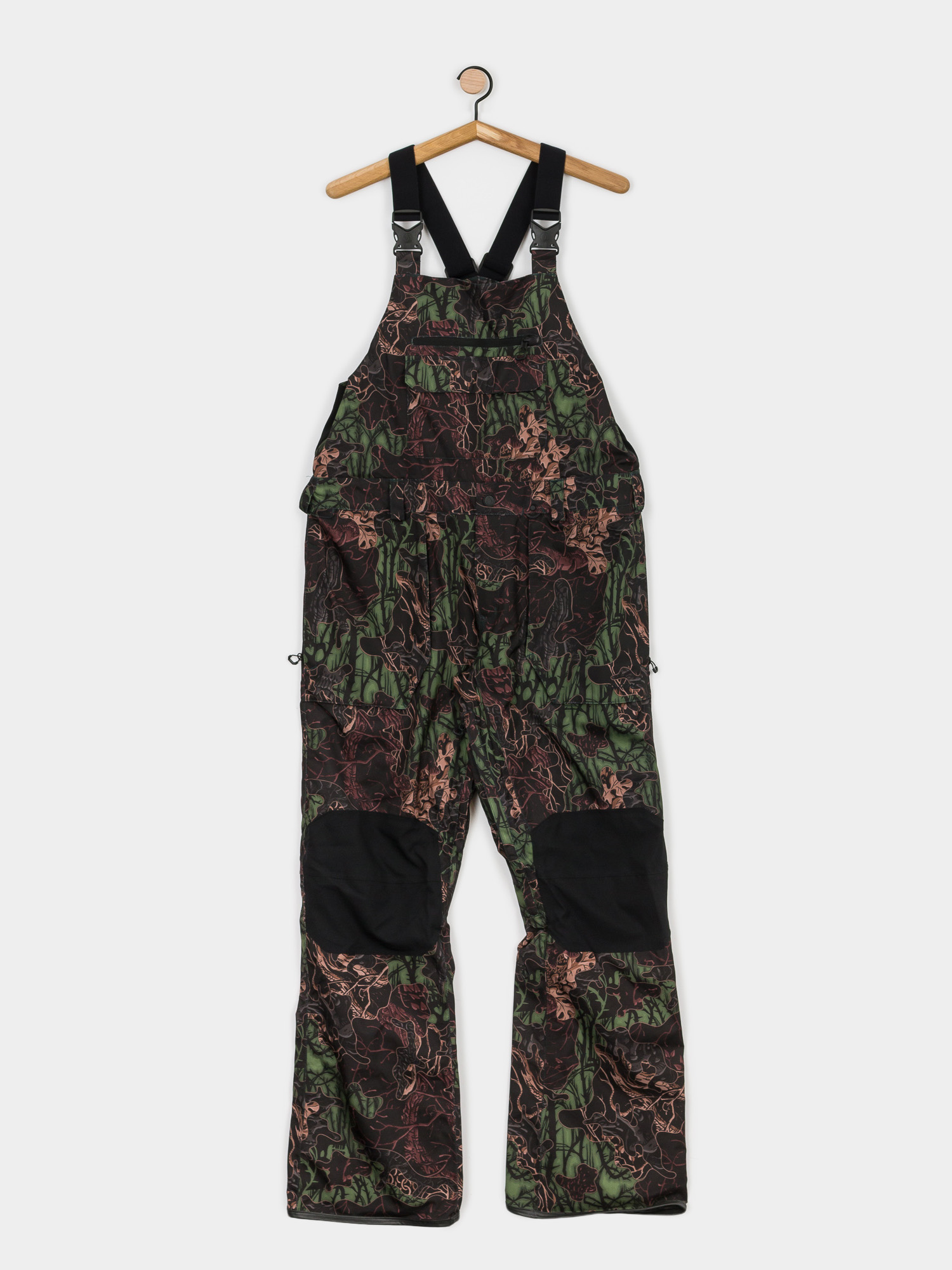 Męskie Spodnie snowboardowe Volcom Roan Bib Overall (woodland camo)
