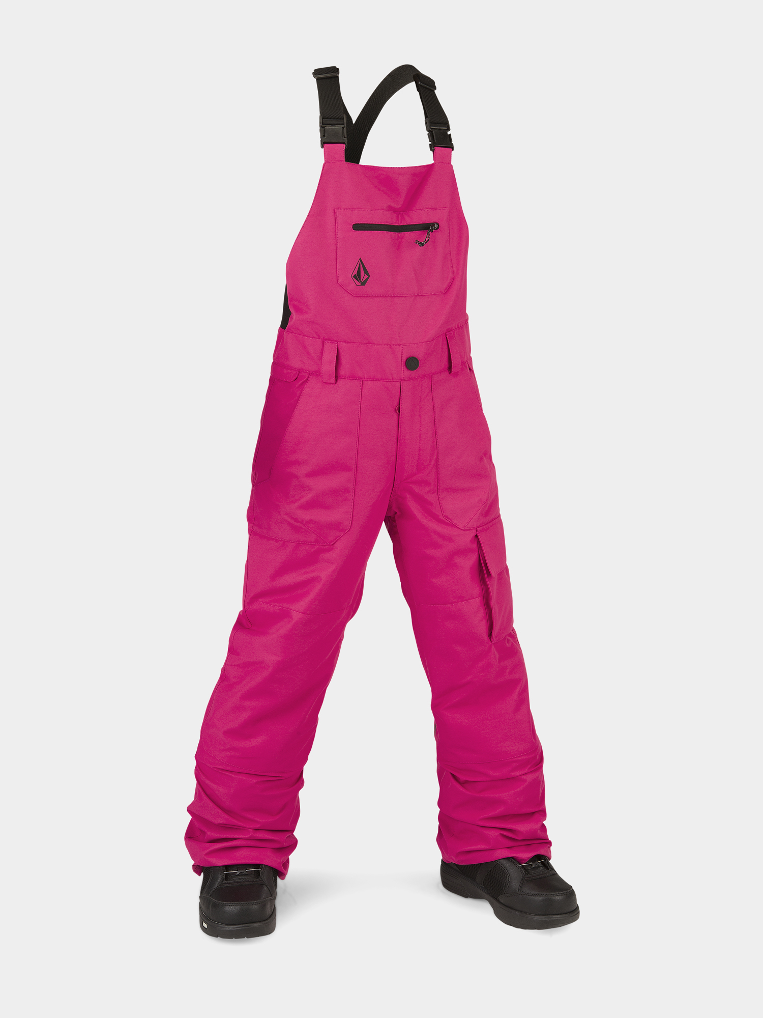 Spodnie snowboardowe Volcom Barkley Bib Overall JR (magenta)