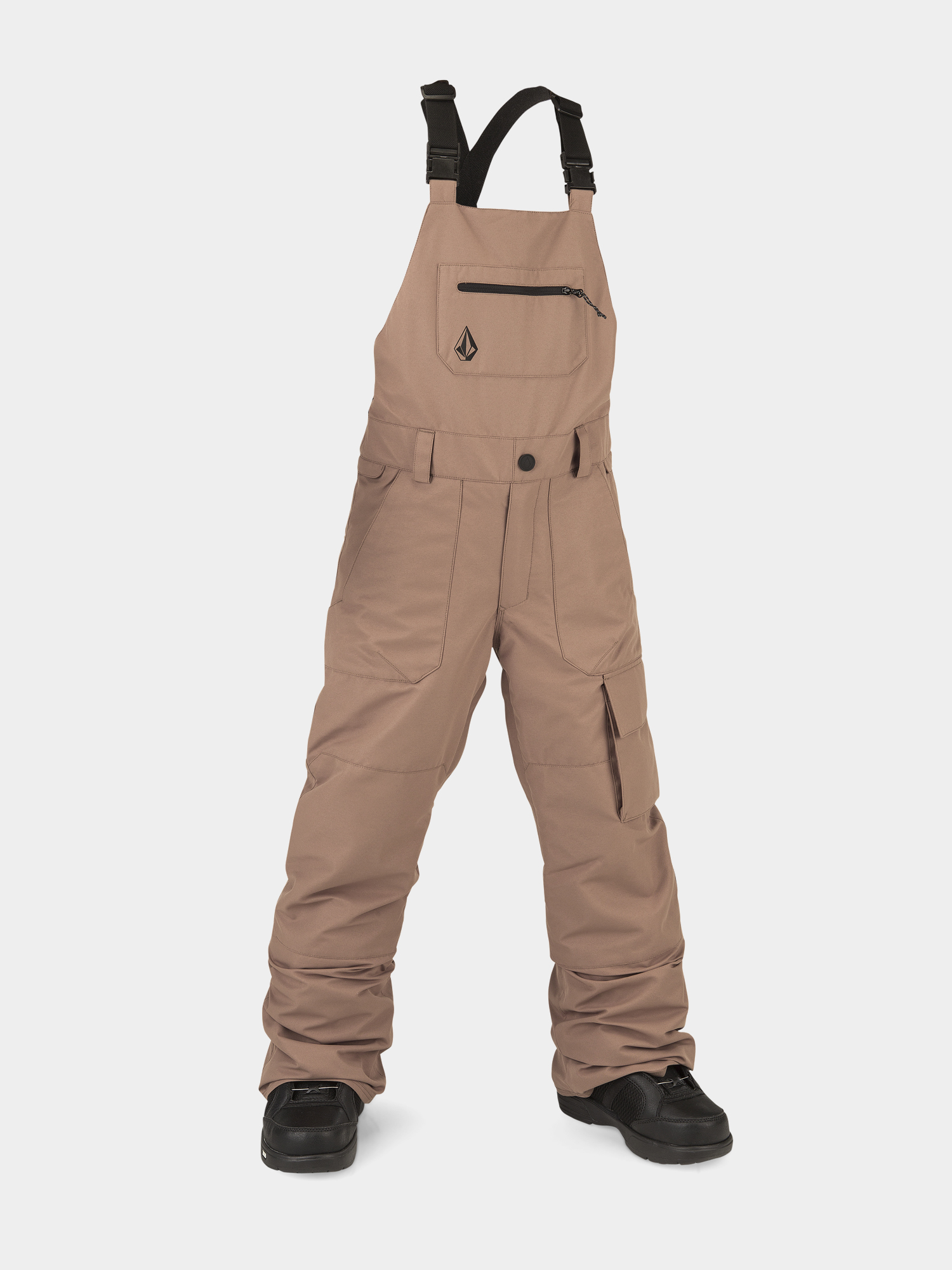 Spodnie snowboardowe Volcom Barkley Bib Overall JR (coffee)