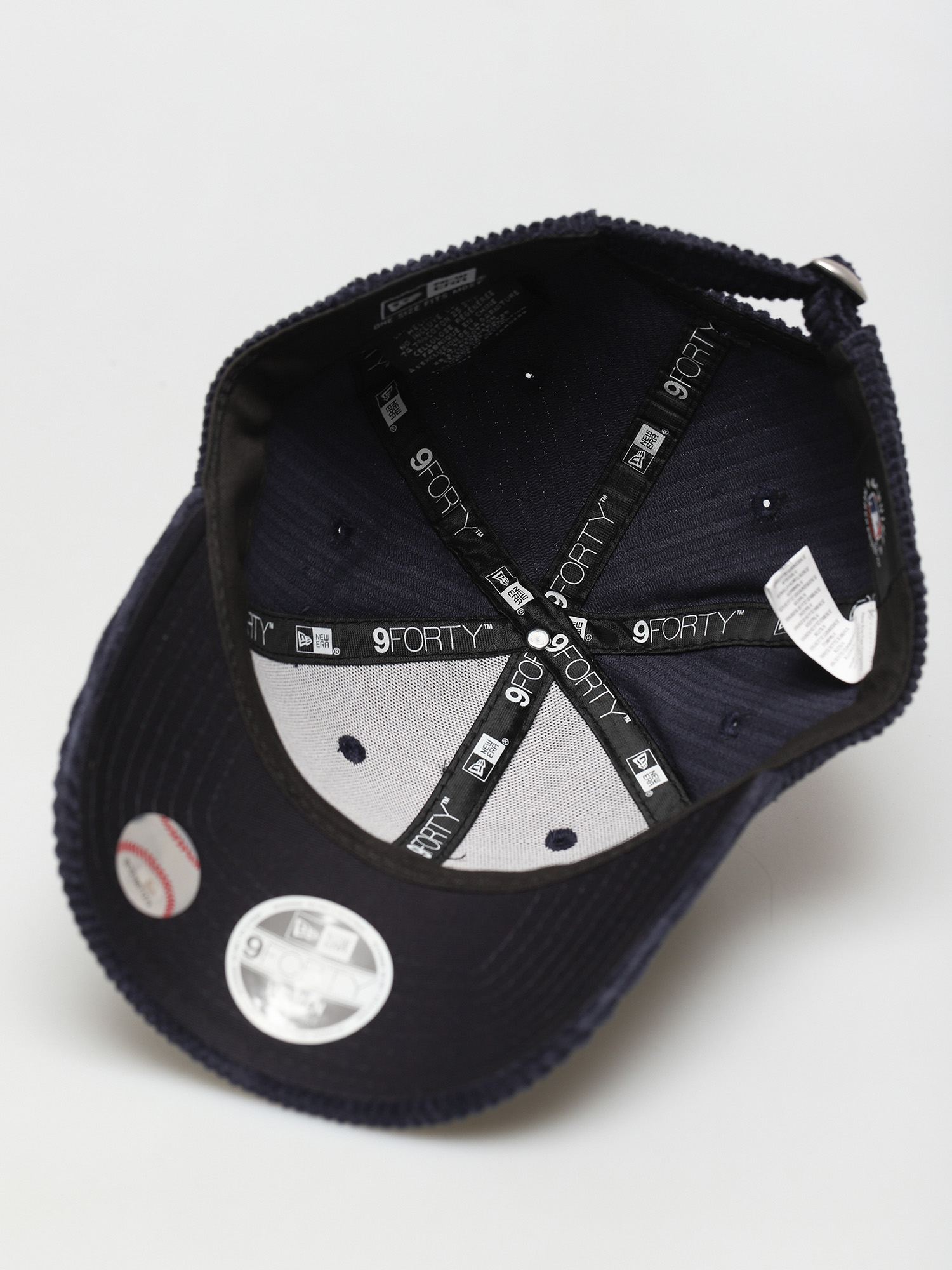 Czapka z daszkiem New Era Fashion Cord 9Forty New York Yankees Wmn (navy)