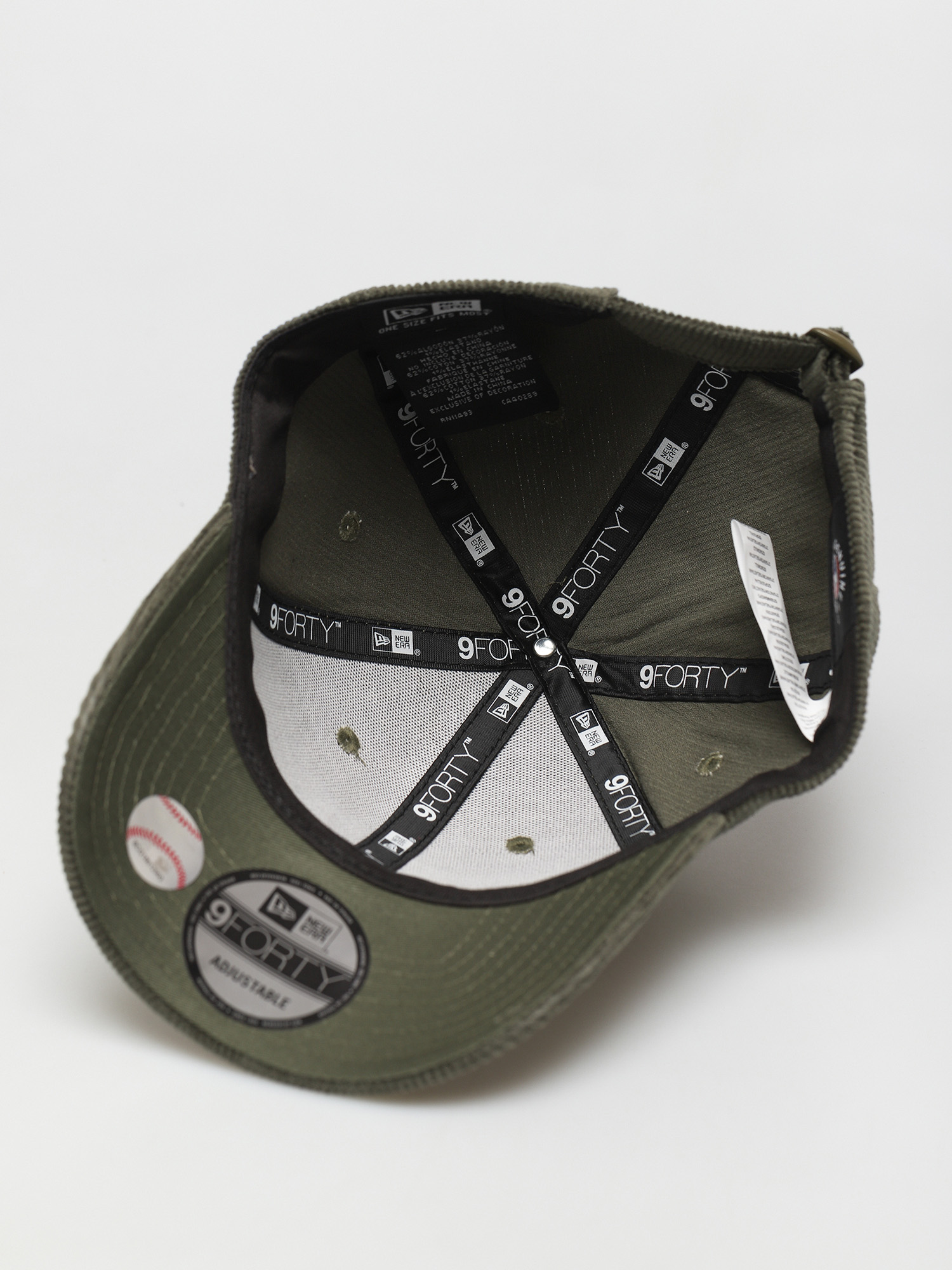Czapka z daszkiem New Era Cord Fabric 9Forty New York Yankees (military)
