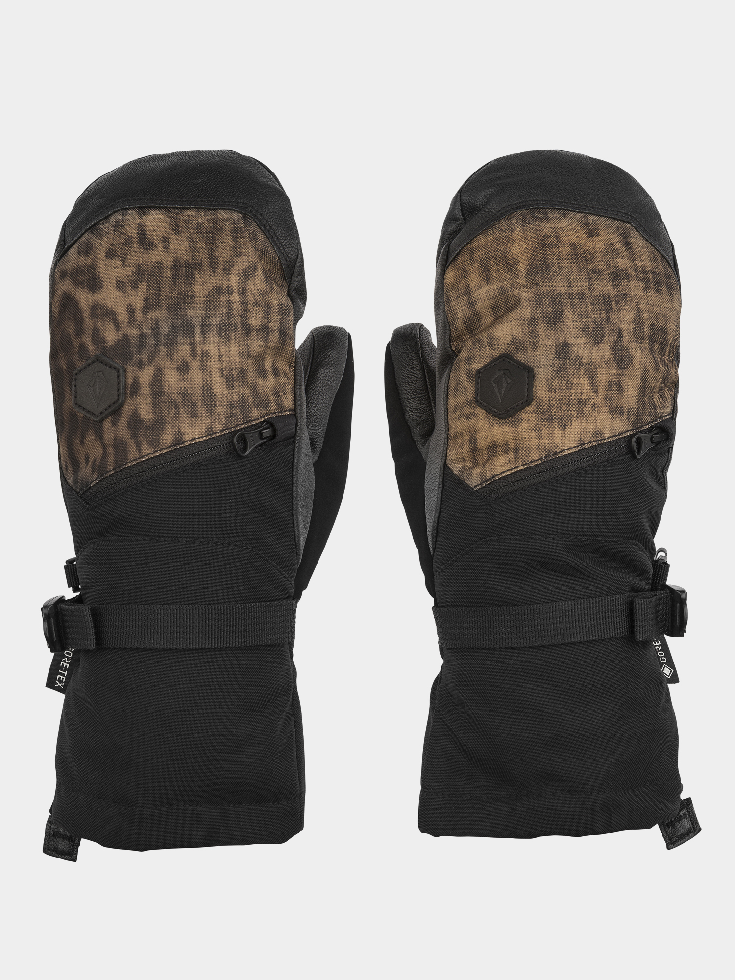 Rękawice Volcom Skye Gore Tex Over Mitt Wmn (leopard)