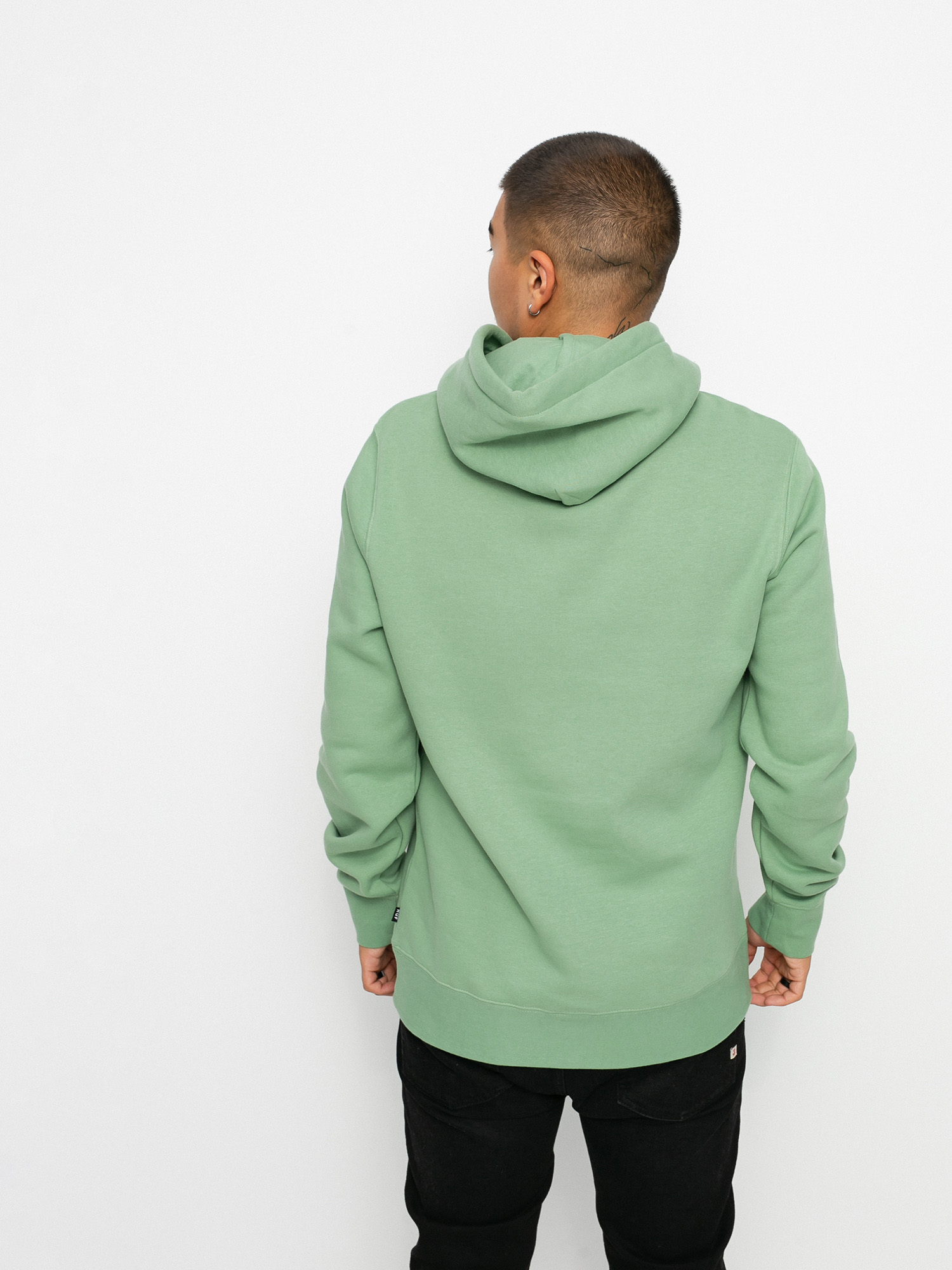Bluza z kapturem HUF Essentials OG Logo HD (basil)