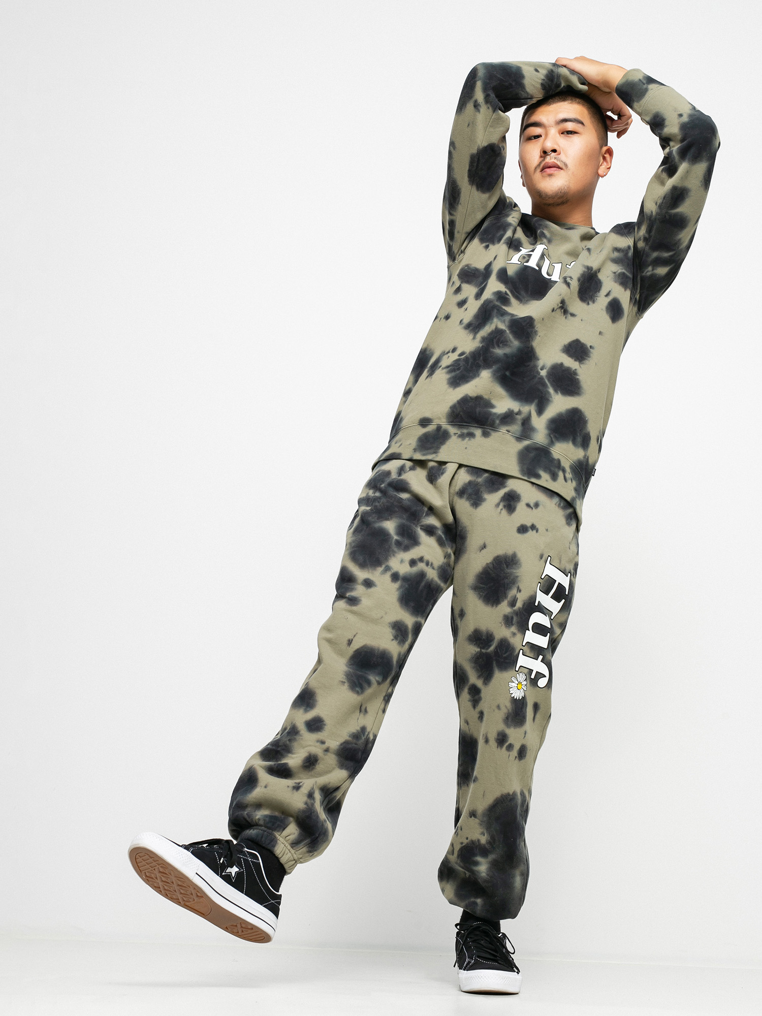 Bluza HUF In Bloom (olive)