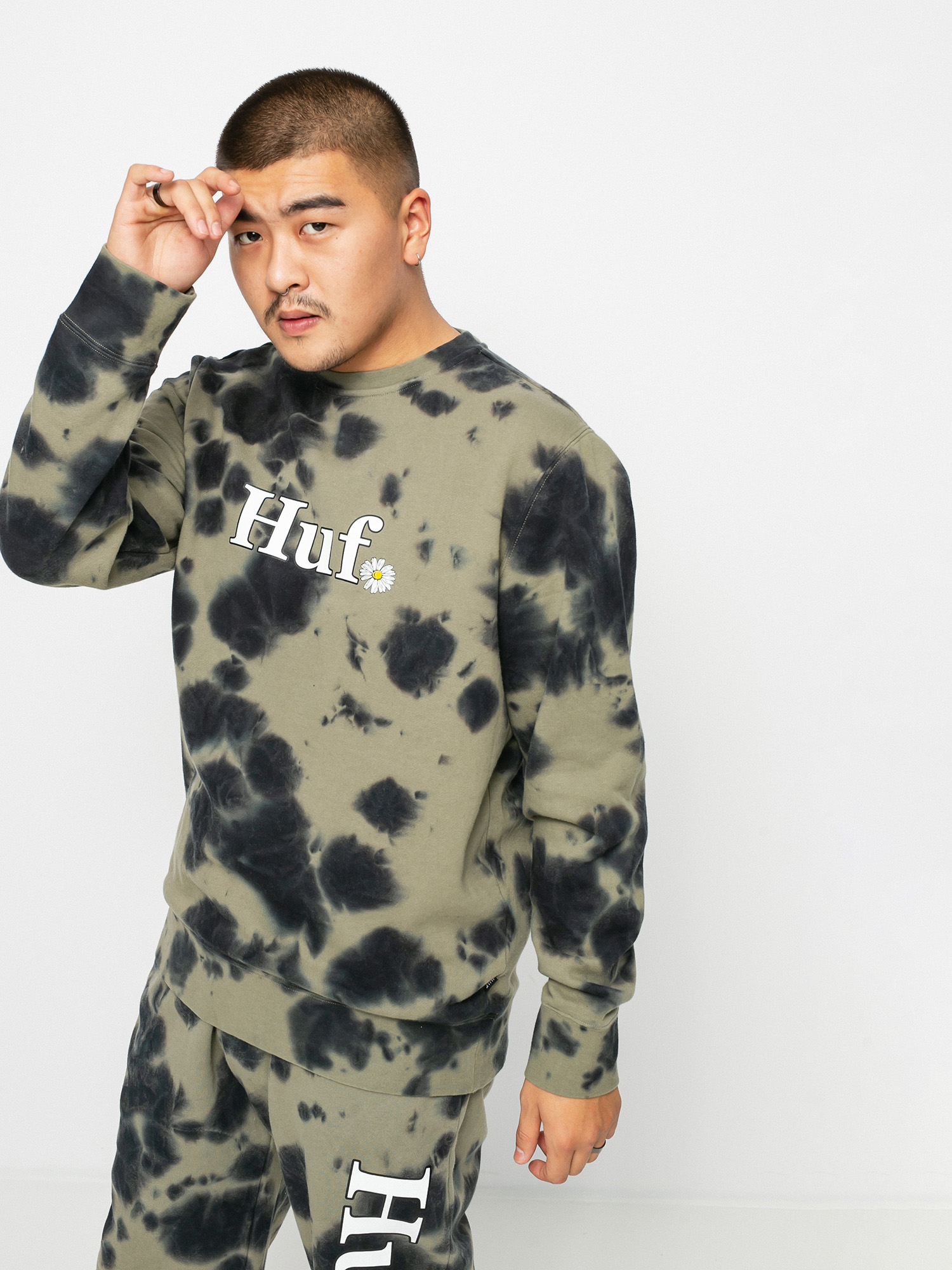 Bluza HUF In Bloom (olive)