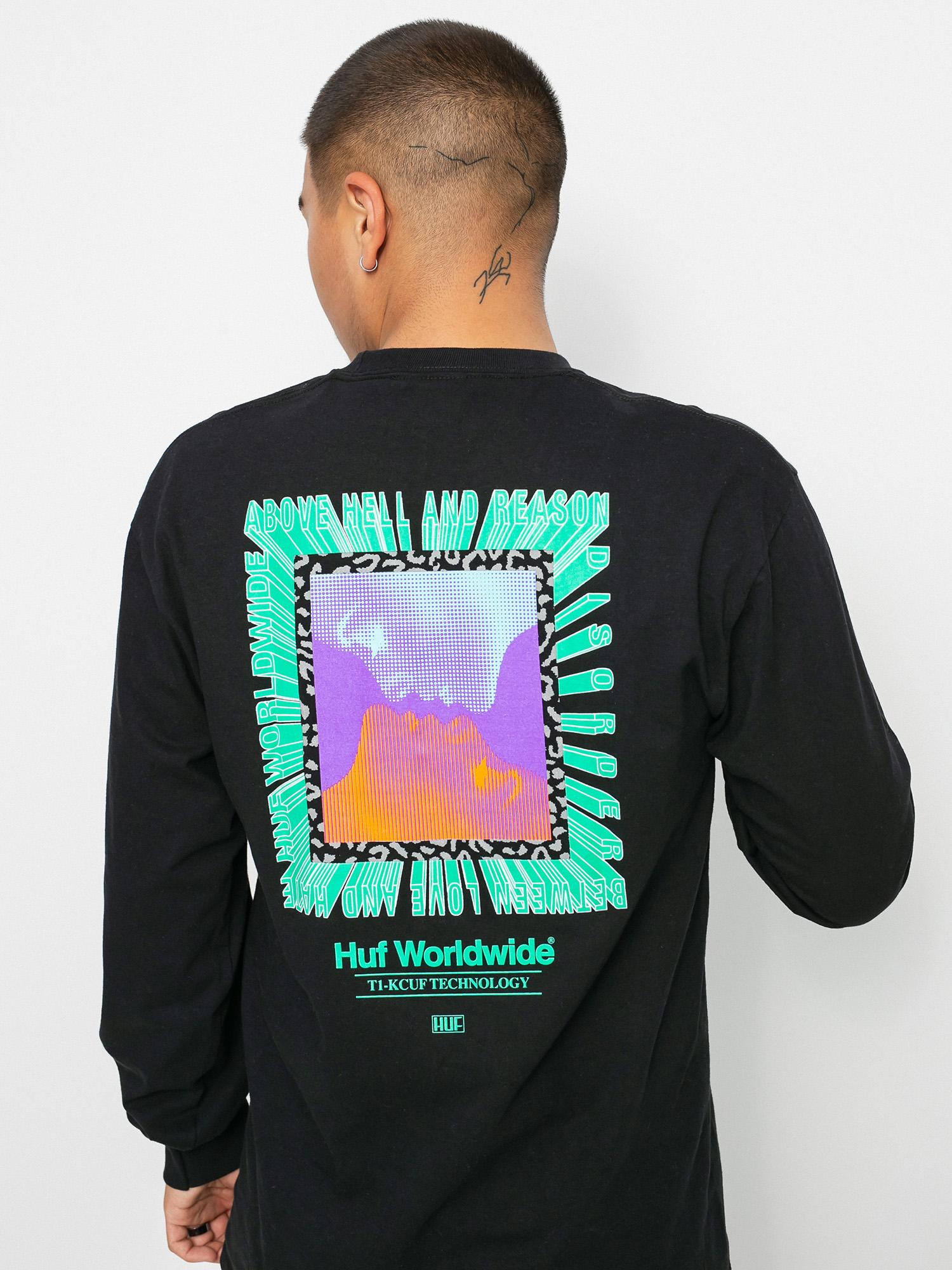 Longsleeve HUF Virtual Fantasy (black)