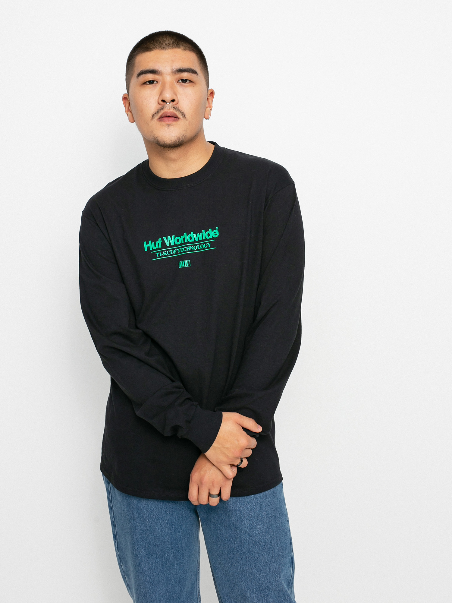 Longsleeve HUF Virtual Fantasy (black)