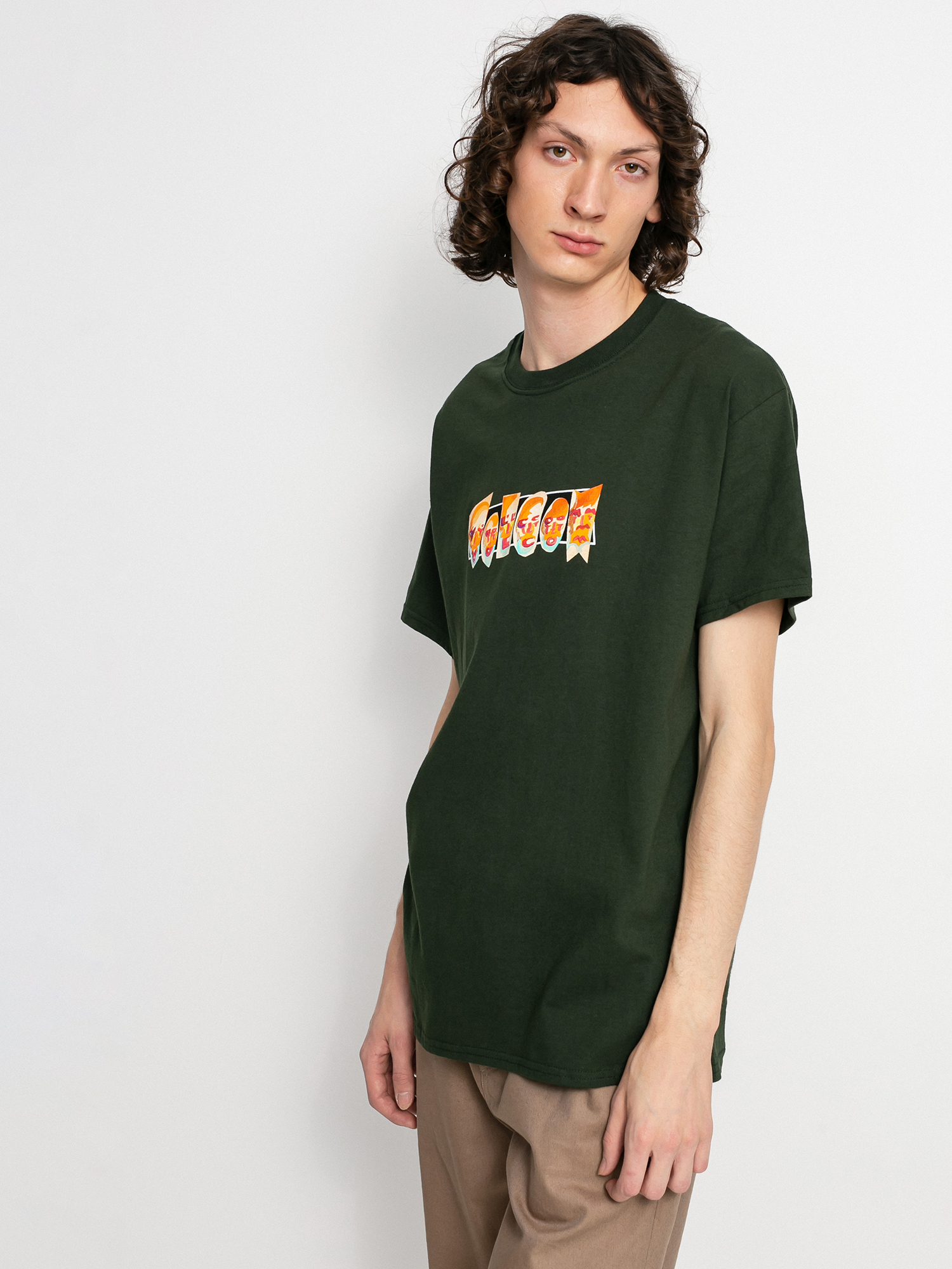 T-shirt Volcom Louie Lopez Faces (forest)