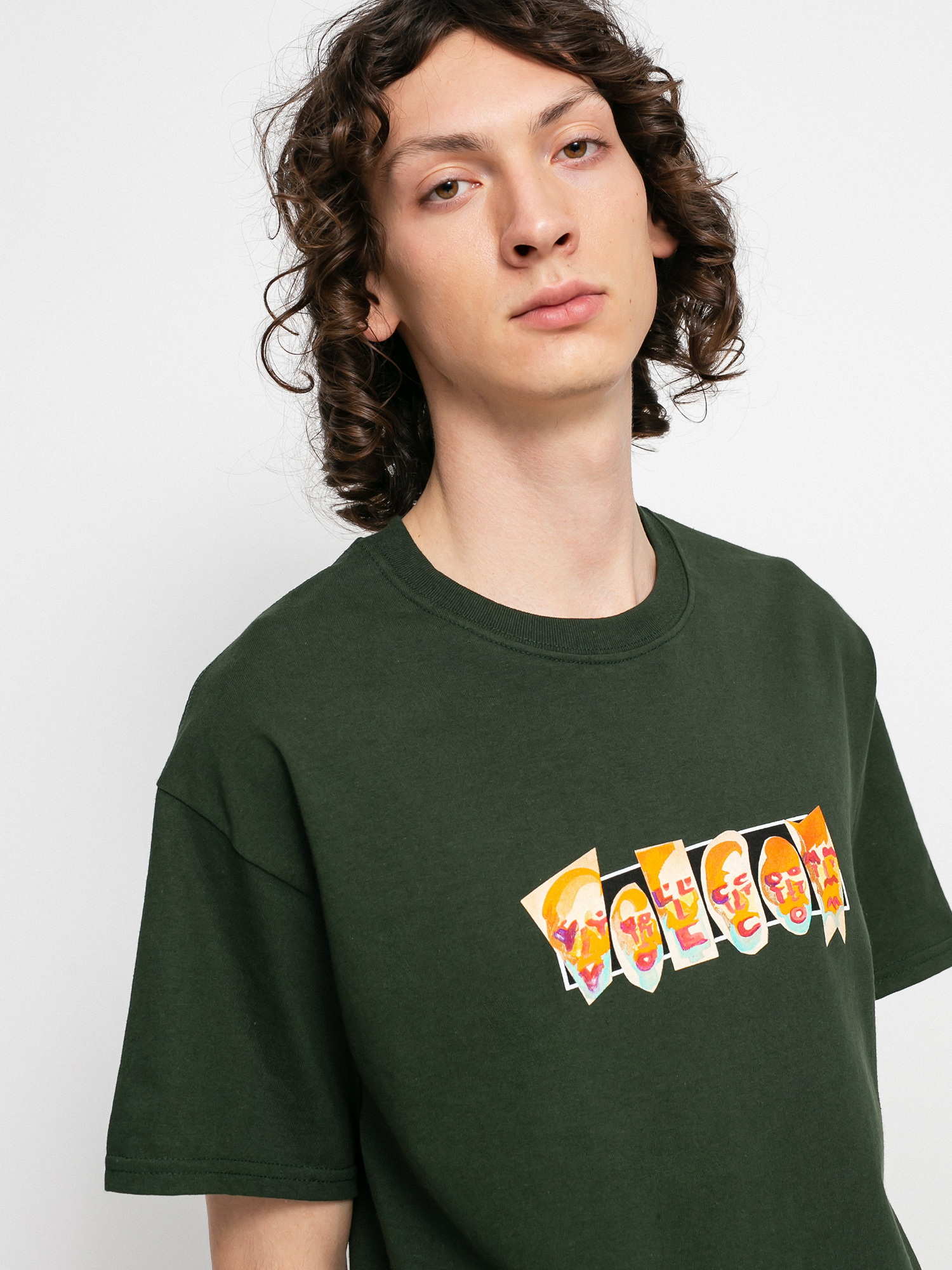 T-shirt Volcom Louie Lopez Faces (forest)