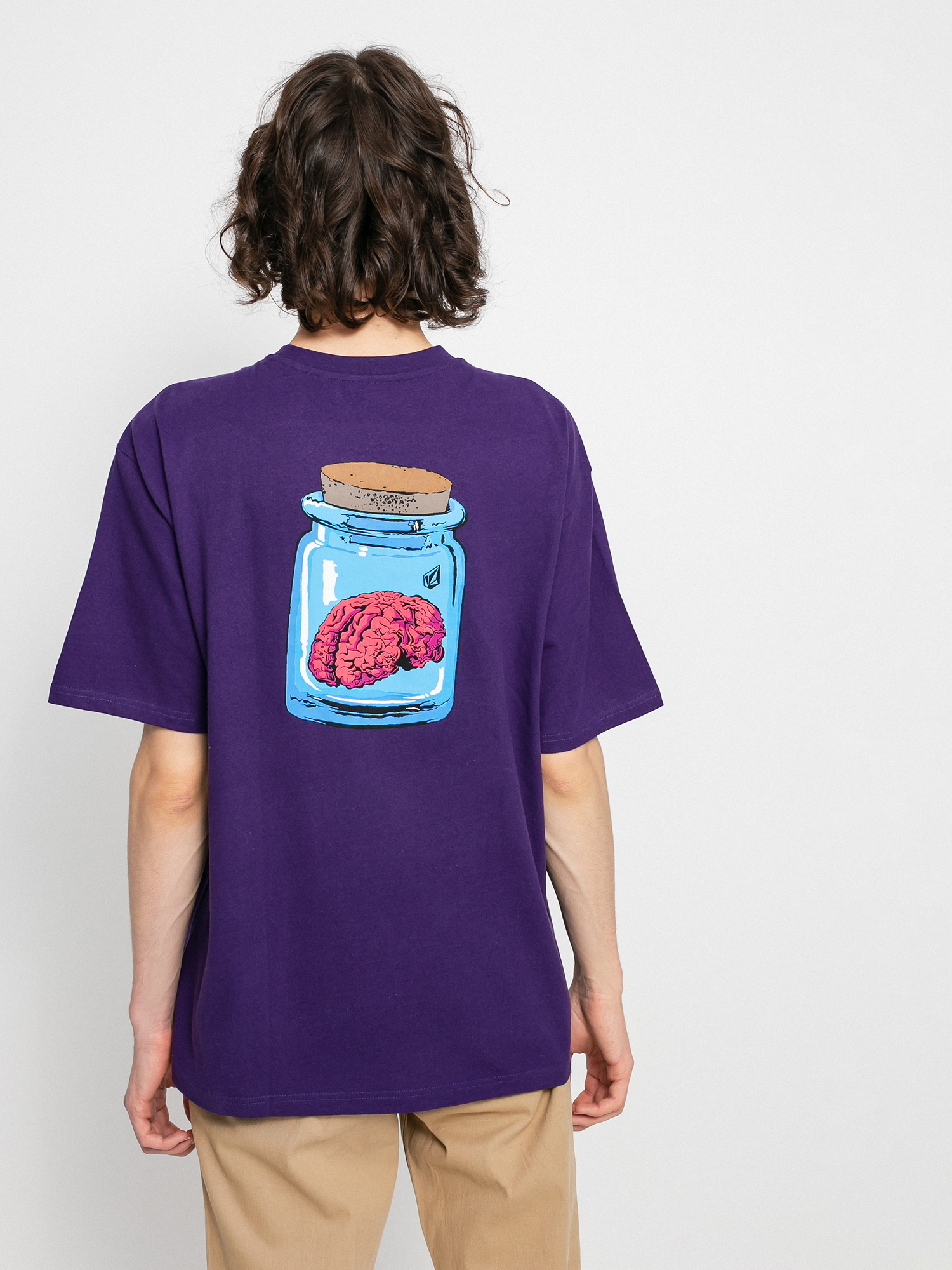 T-shirt Volcom Mindbottle Lse (violet indigo)