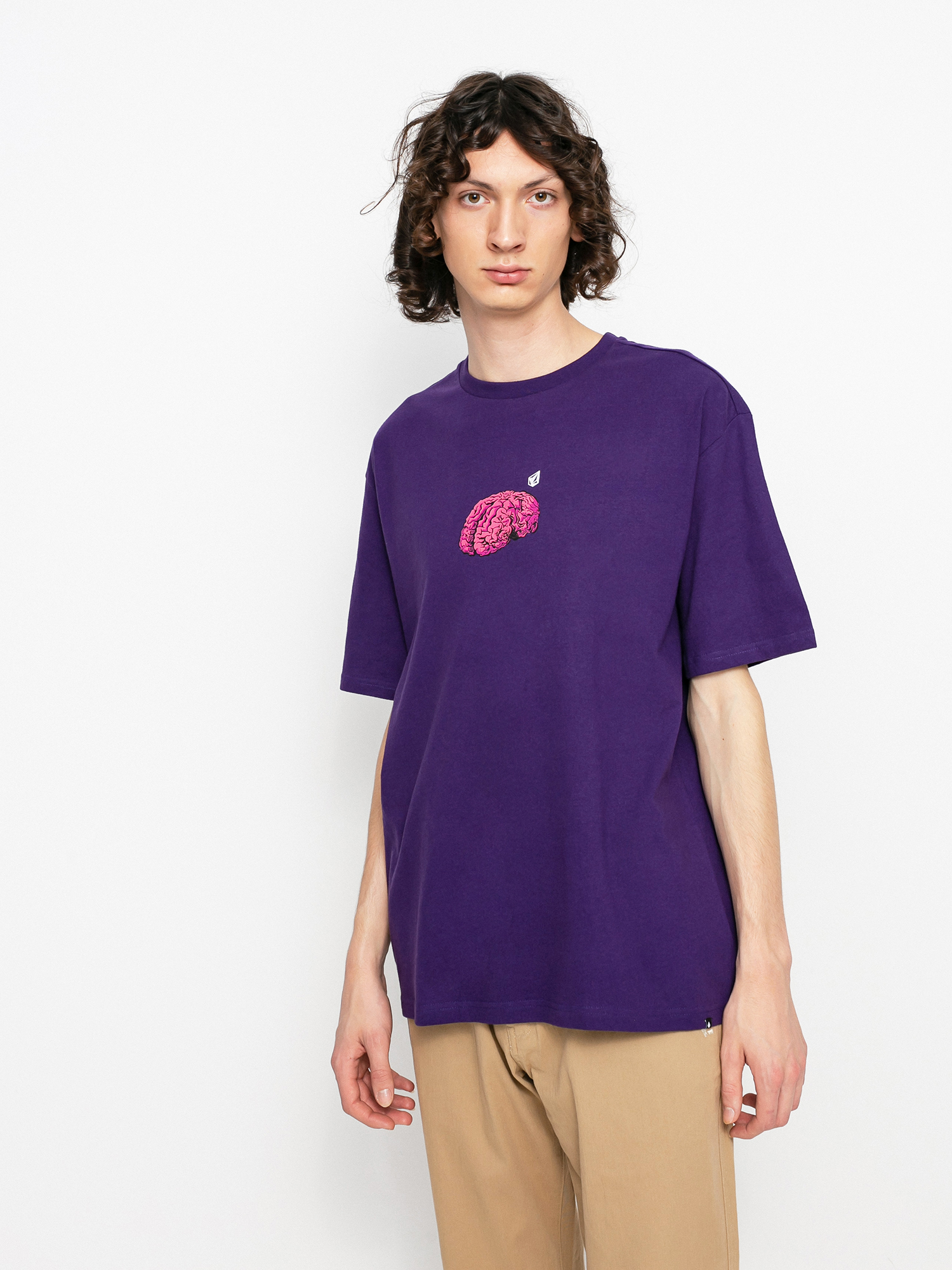 T-shirt Volcom Mindbottle Lse (violet indigo)
