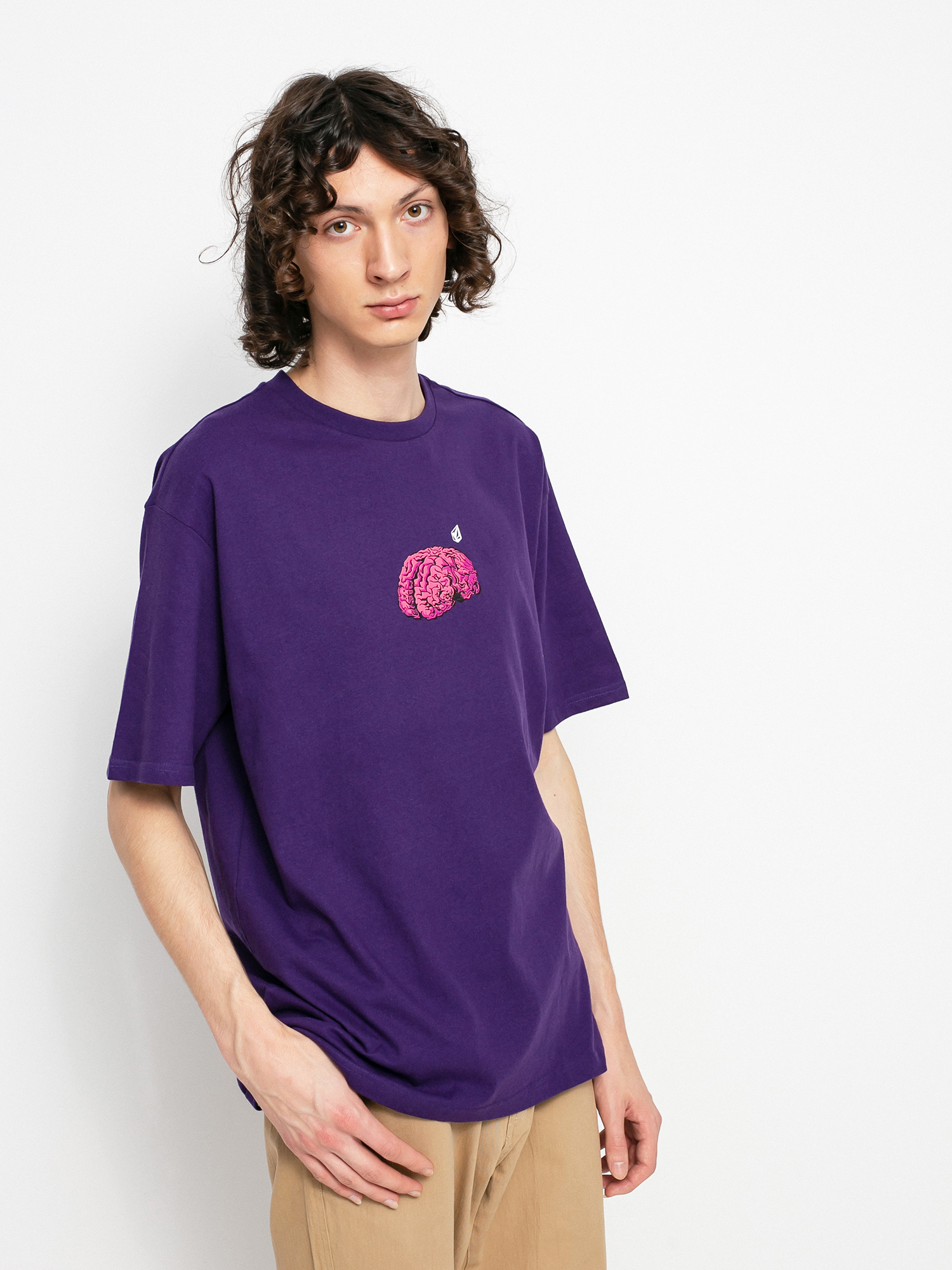 T-shirt Volcom Mindbottle Lse (violet indigo)