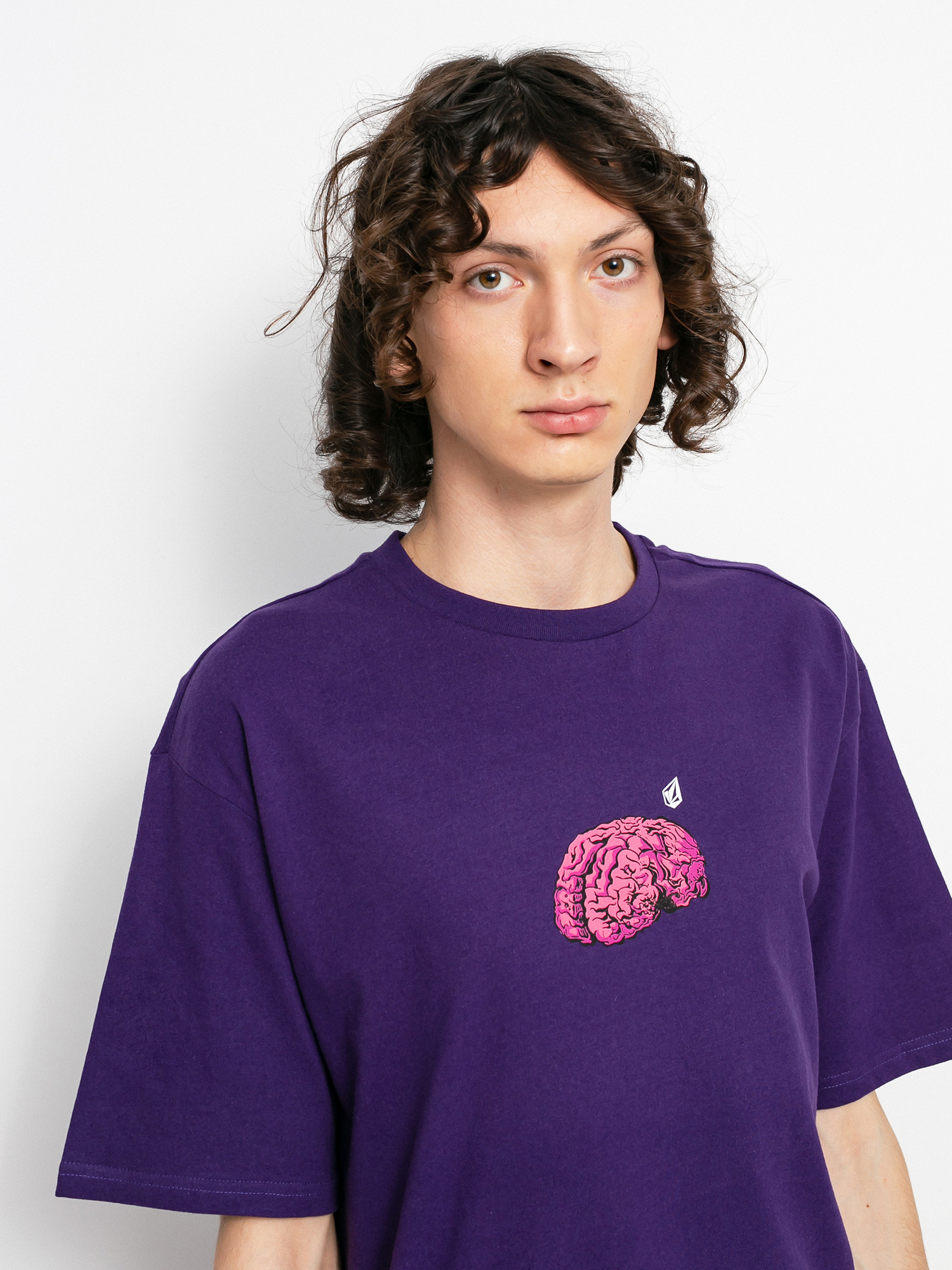 T-shirt Volcom Mindbottle Lse (violet indigo)
