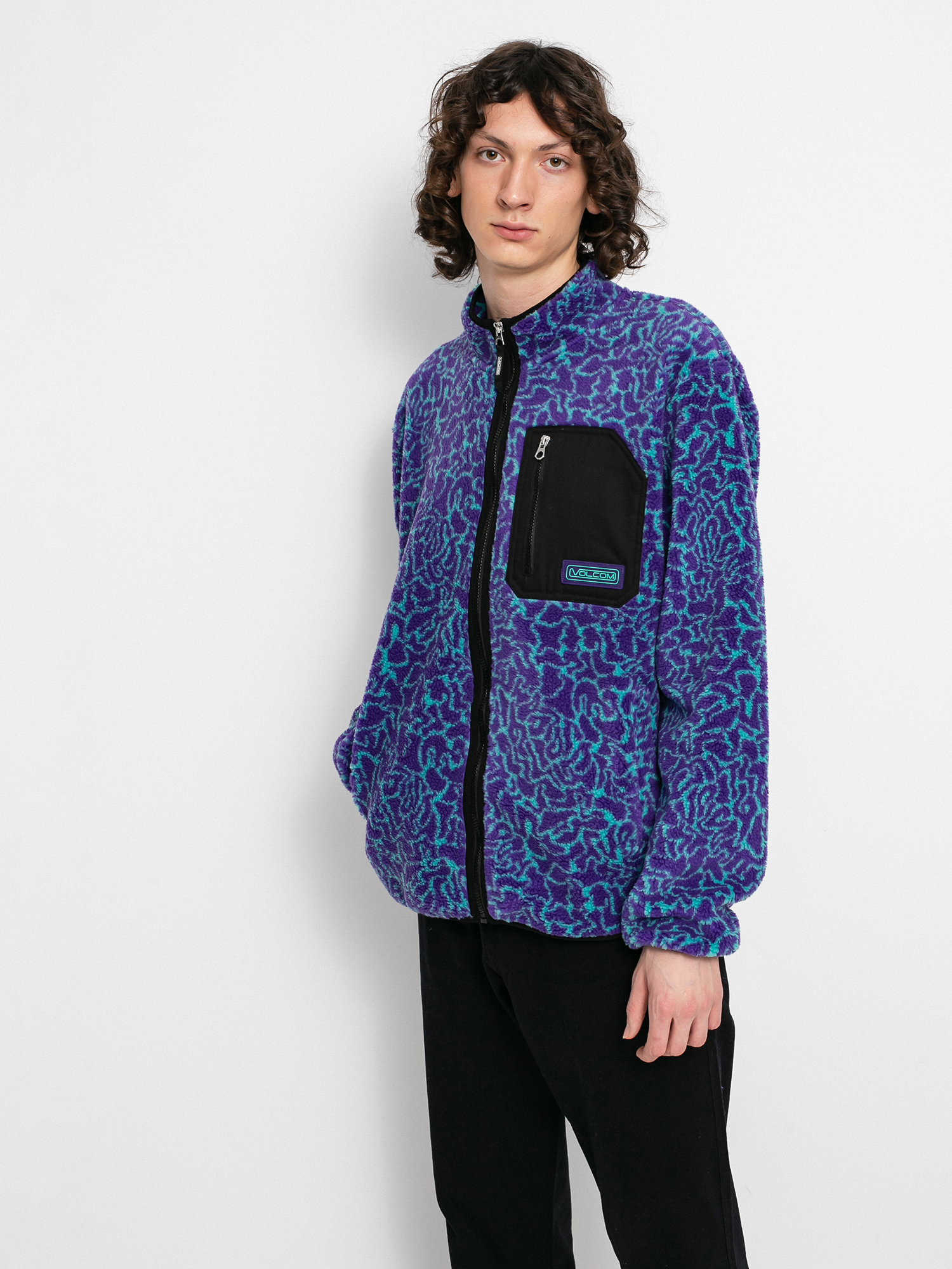 Bluza Volcom Muzzer Fuzzar Zip (prt-print)