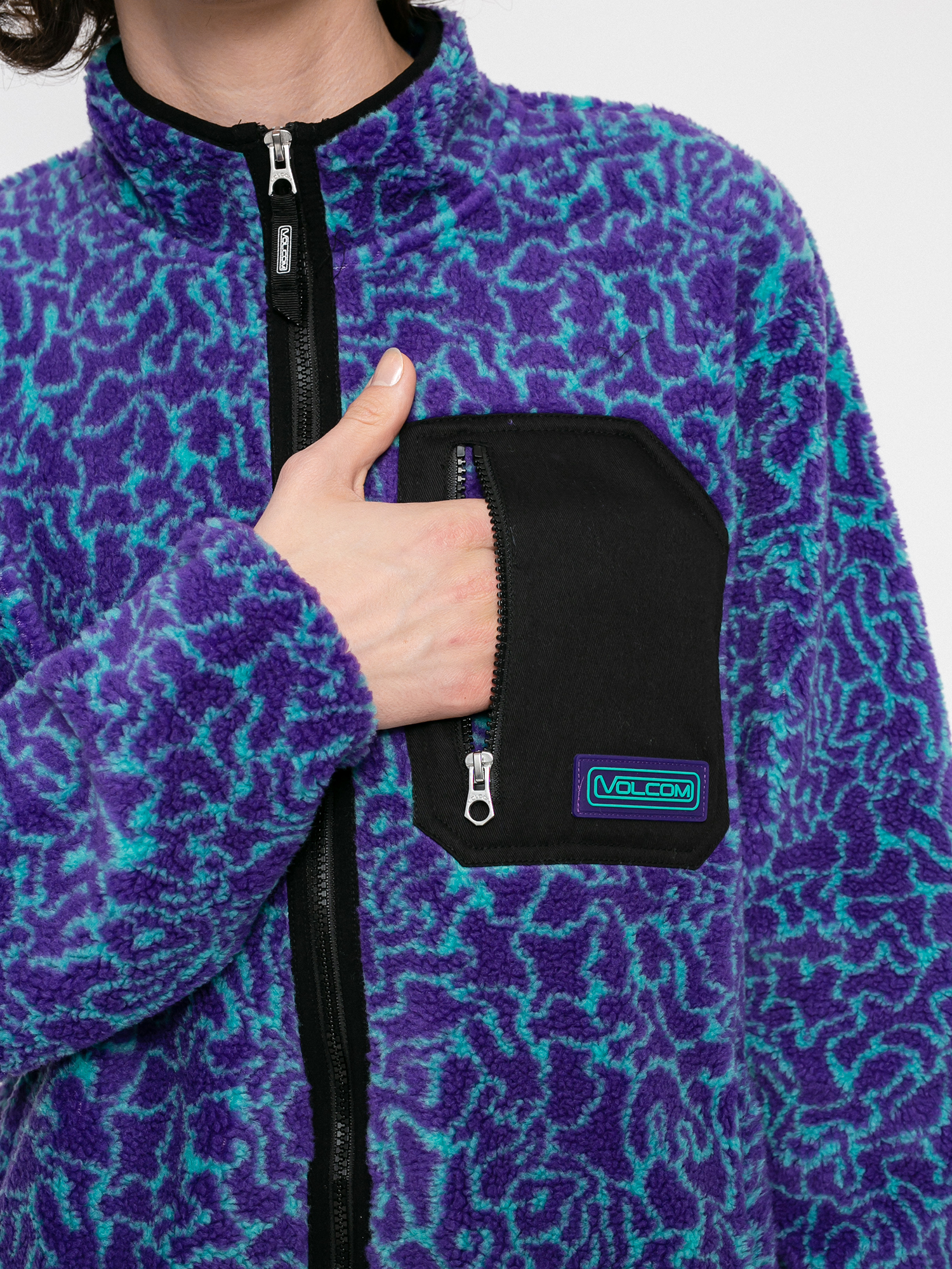 Bluza Volcom Muzzer Fuzzar Zip (prt-print)