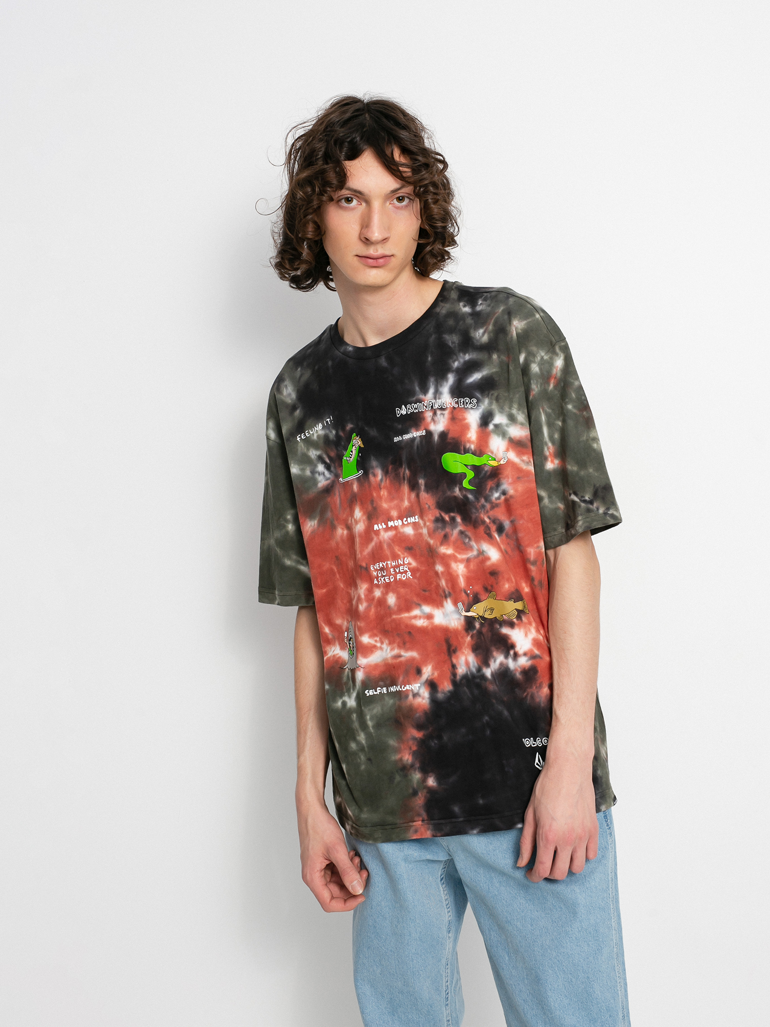 T-shirt Volcom Pentagram Pizza Fa (multi)
