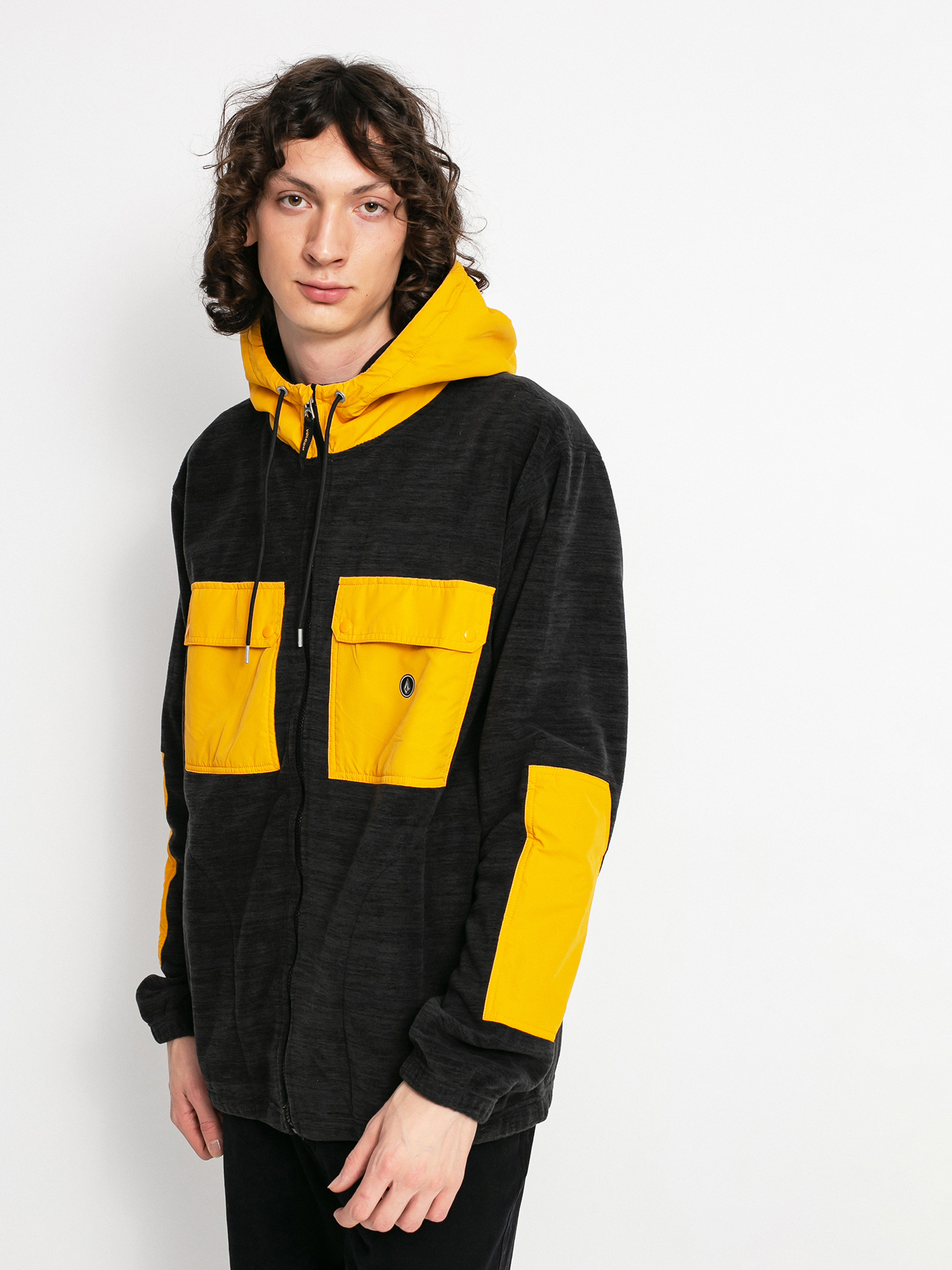 Bluza Volcom Yzzolater Lined Zip (black)